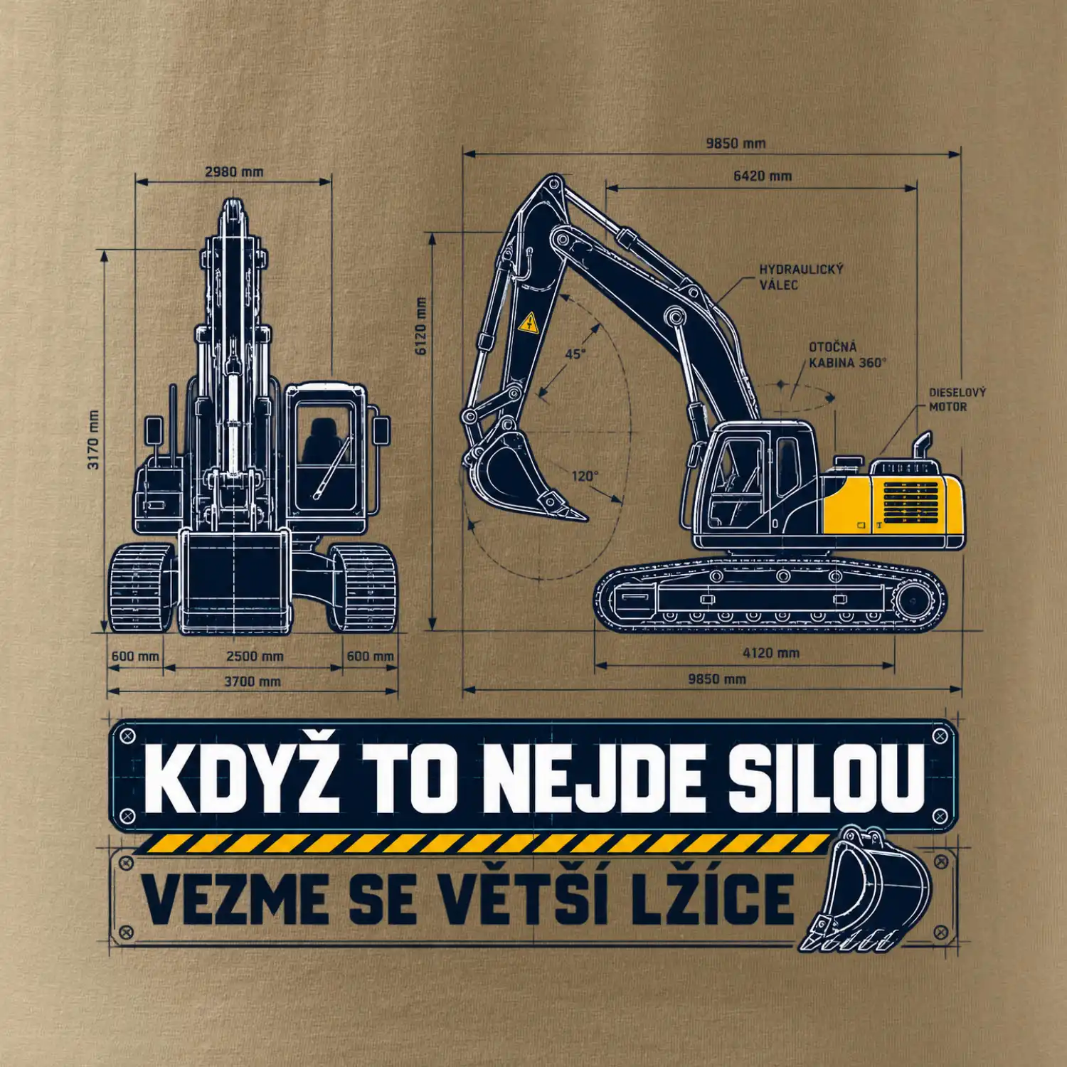 Když to nejde silou vezme se větší lžíce