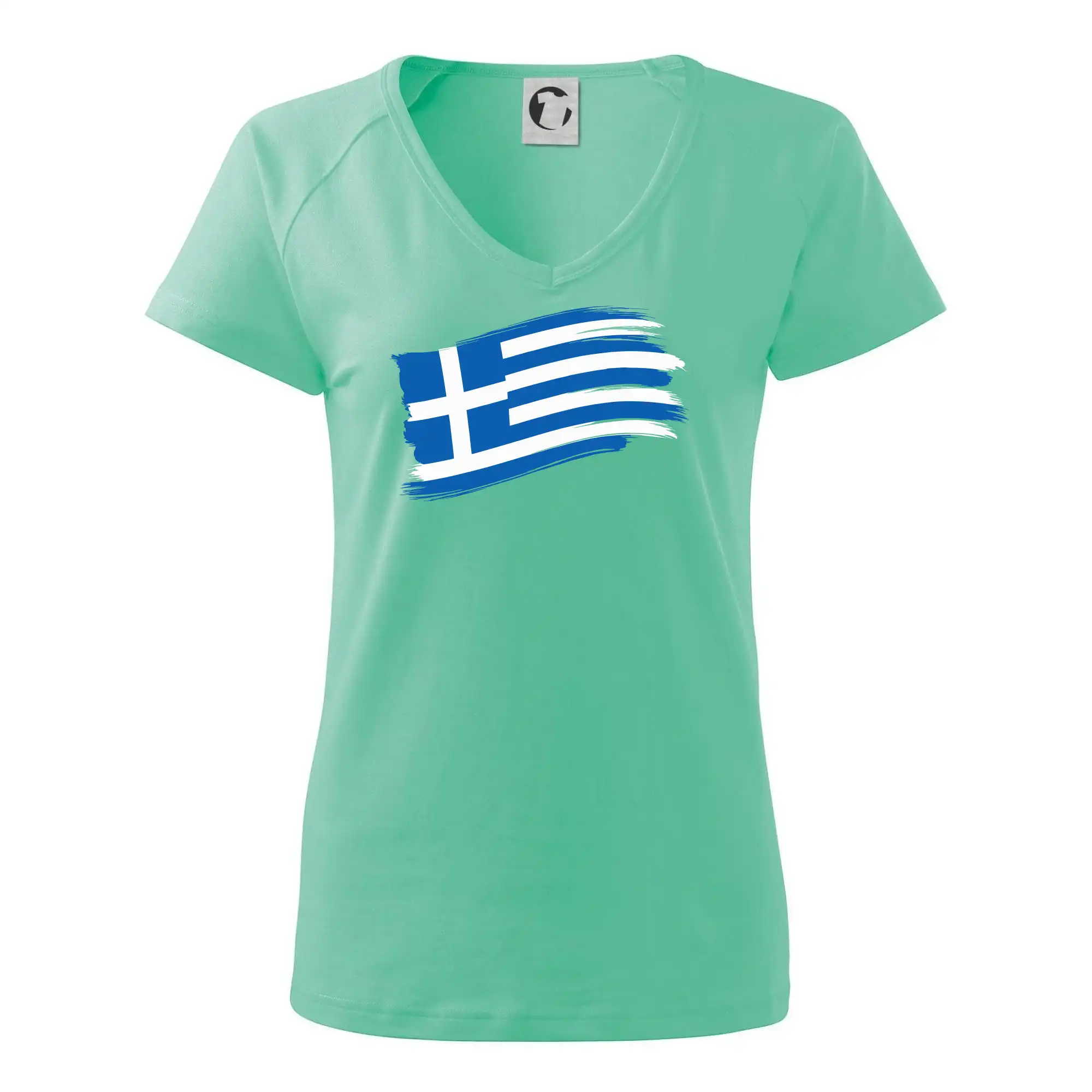 Řecko vlajka - štětkou