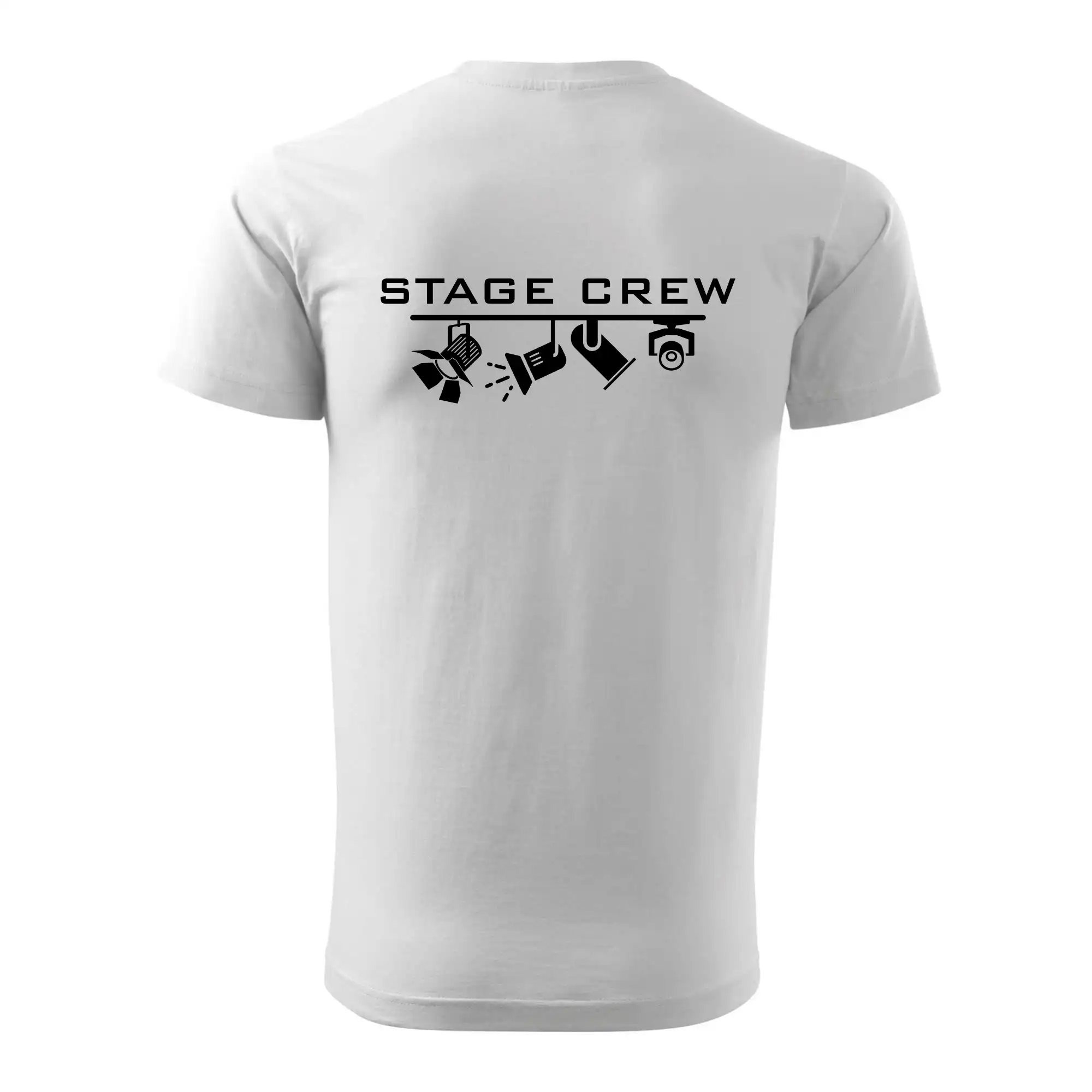 Jméno a nápis na zádech - stage crew