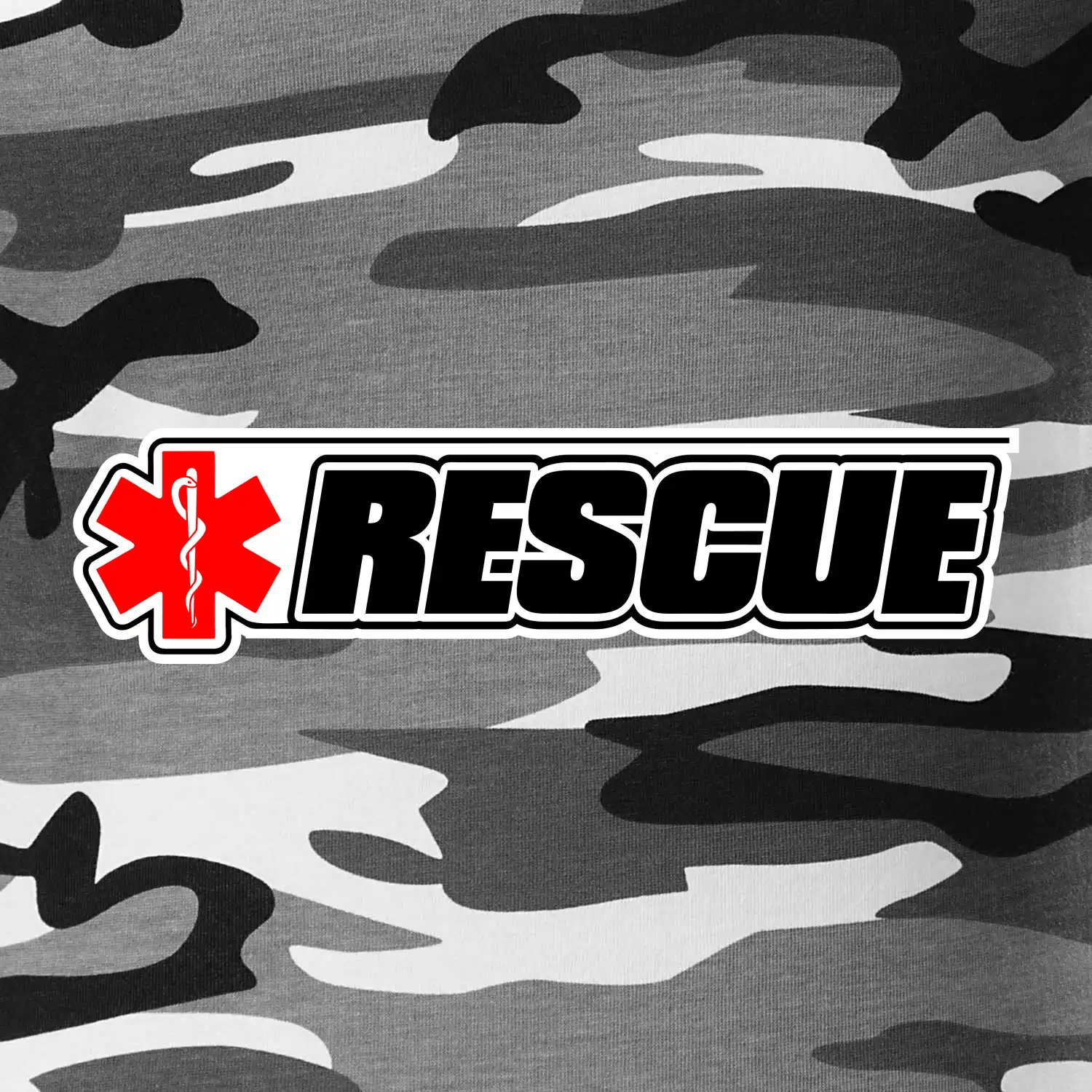 Záchranář rescue kříž červený