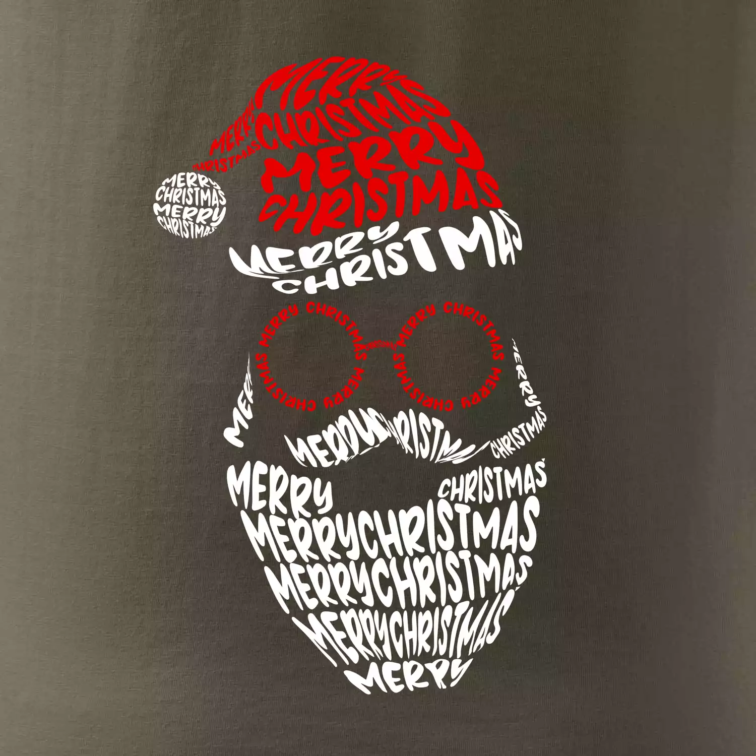 Merry Christmas obličej
