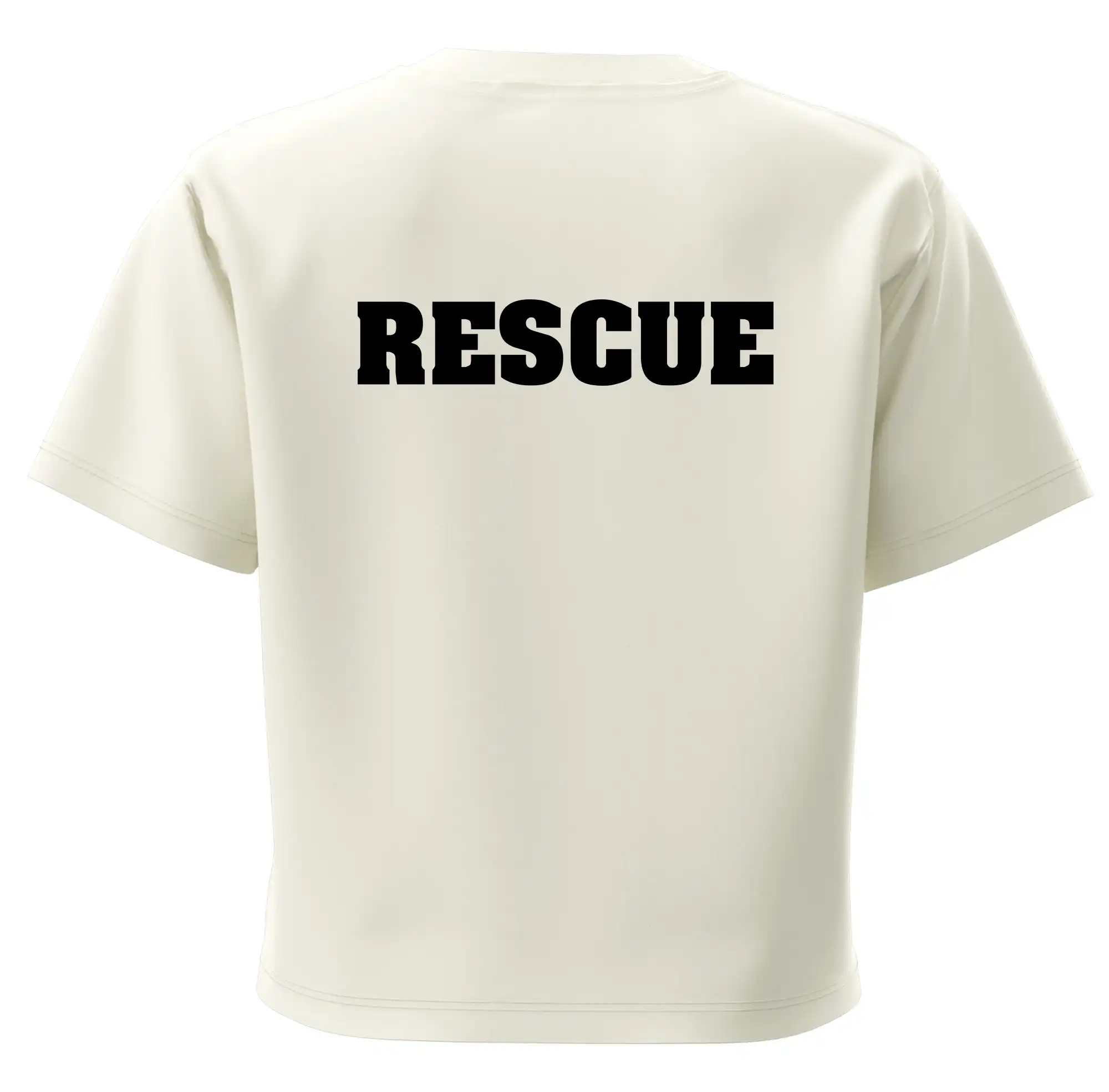 Rescue - Hvězda na prsu +  nápis na zádech