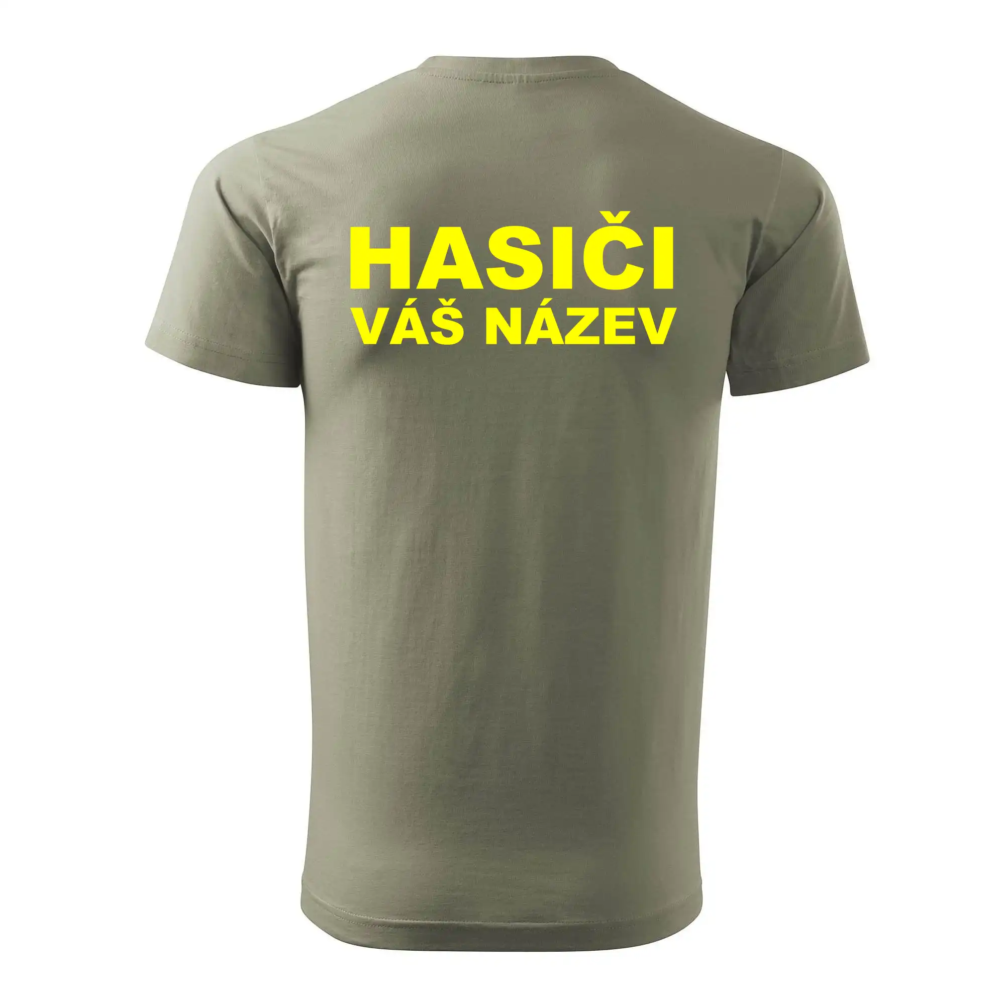 Hasiči - žlutý nápis - váš název sboru