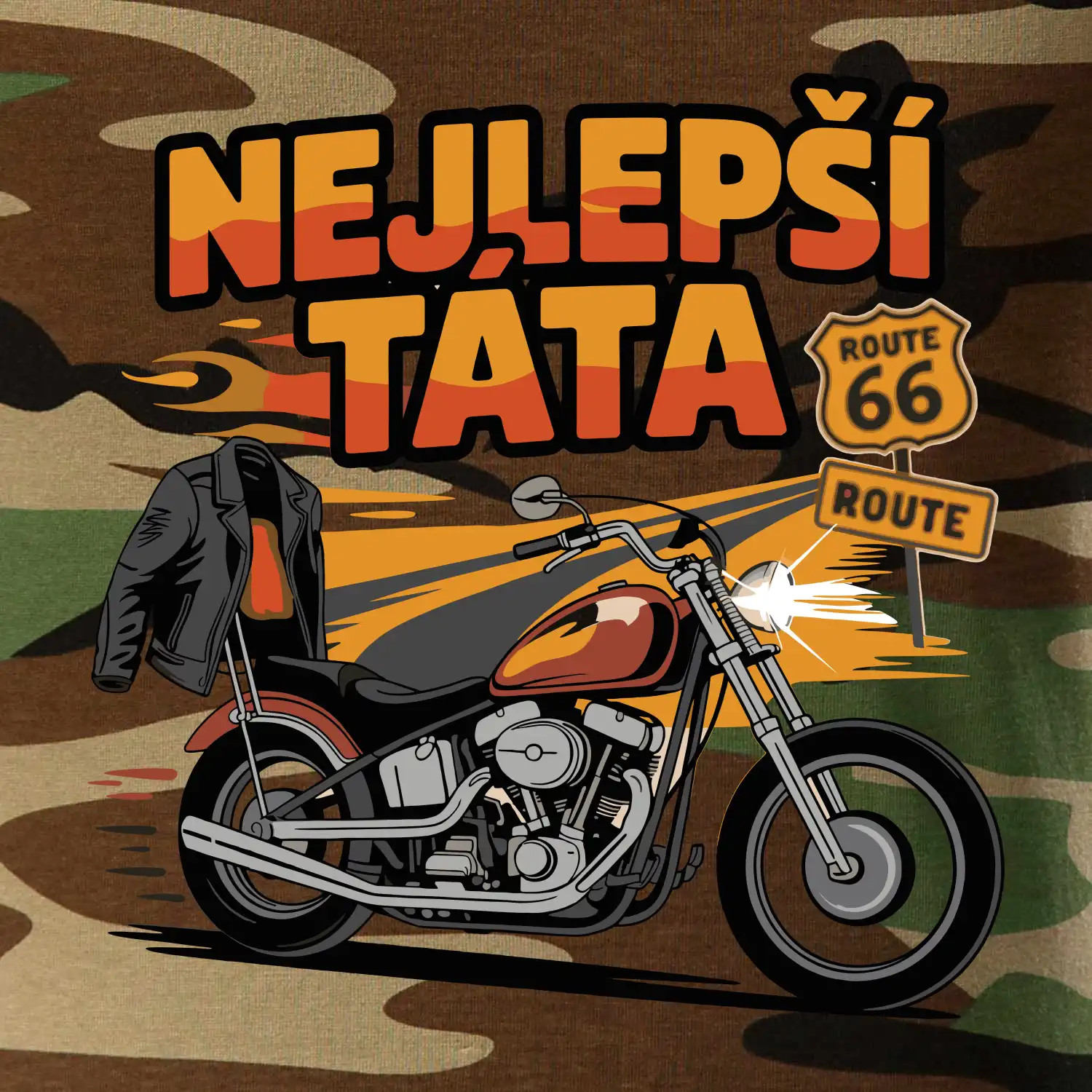 Nejlepší táta - motorka - chopper
