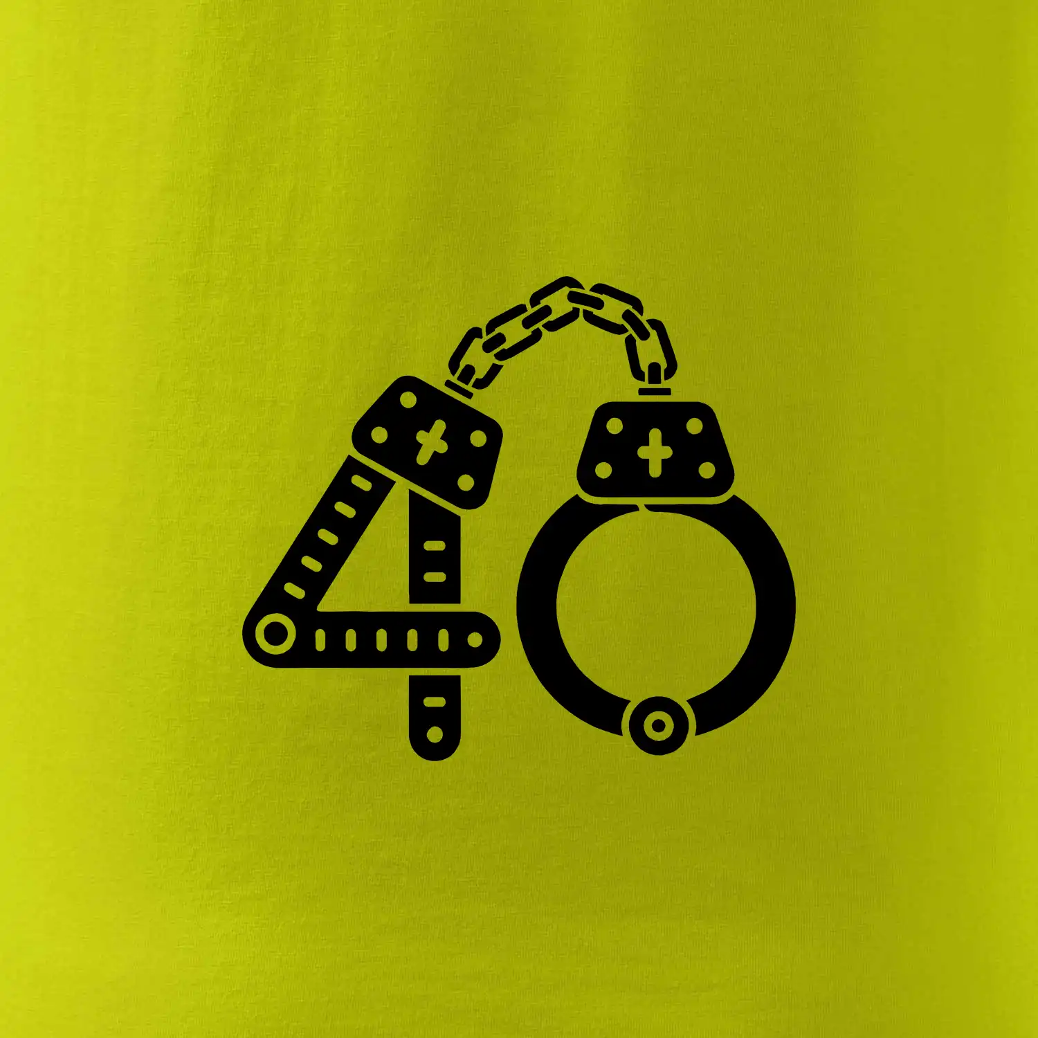 Narozeninové tričko pro policajta - pouta 40