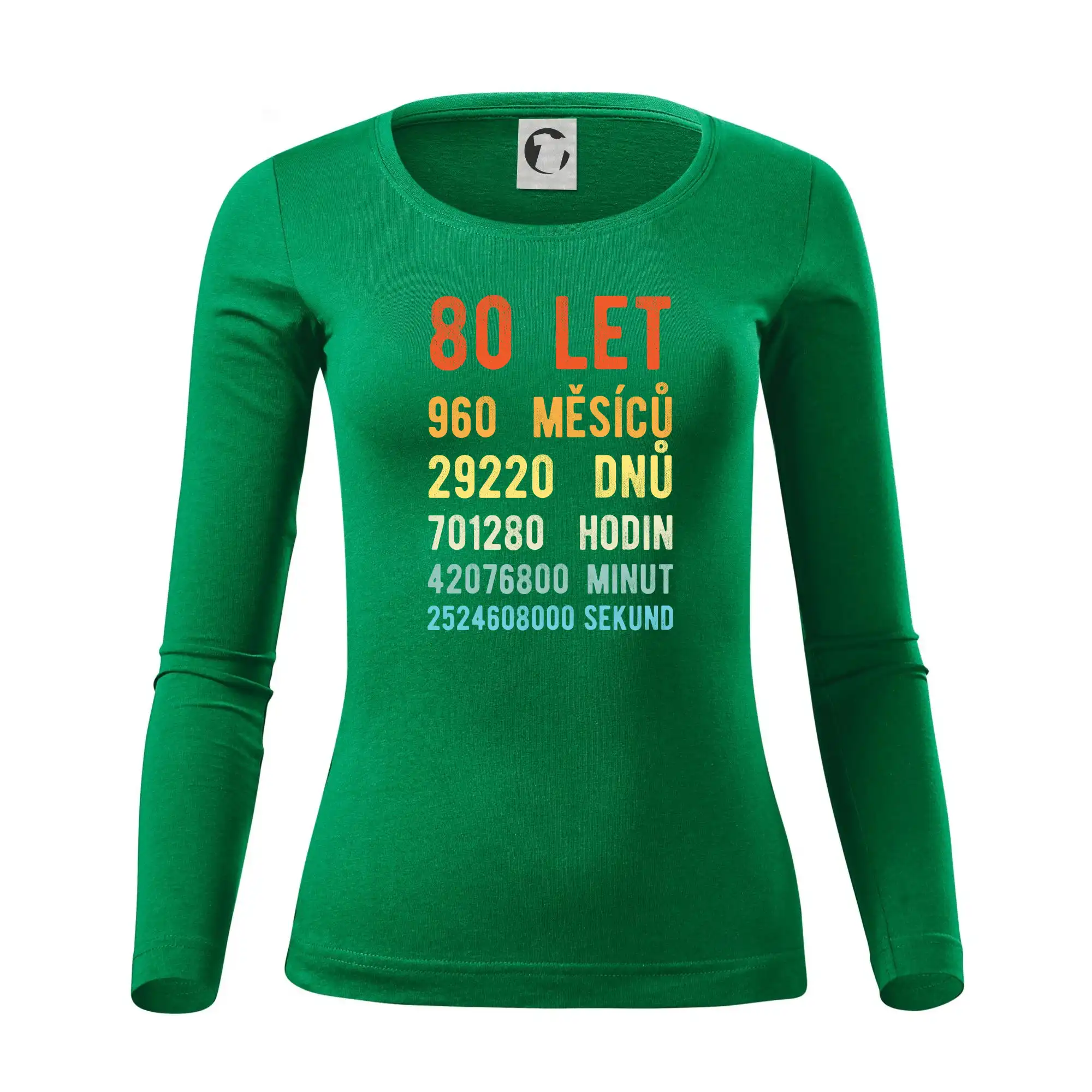 Narozeniny 80 přepočet času