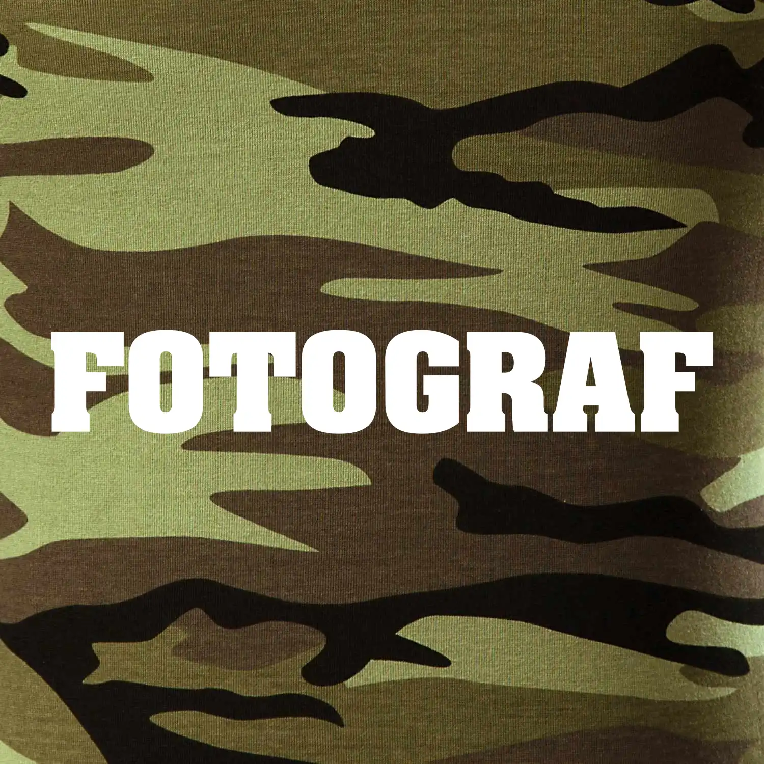 Novinář nápis - Fotograf
