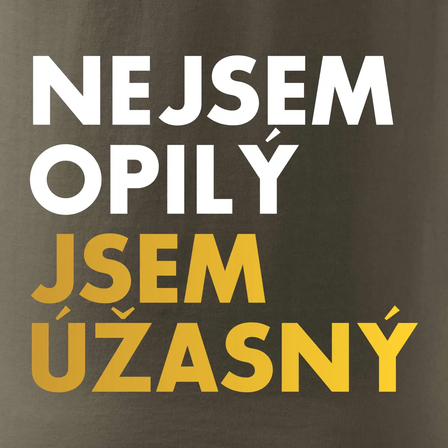 Nejsem opilý jsem úžasný