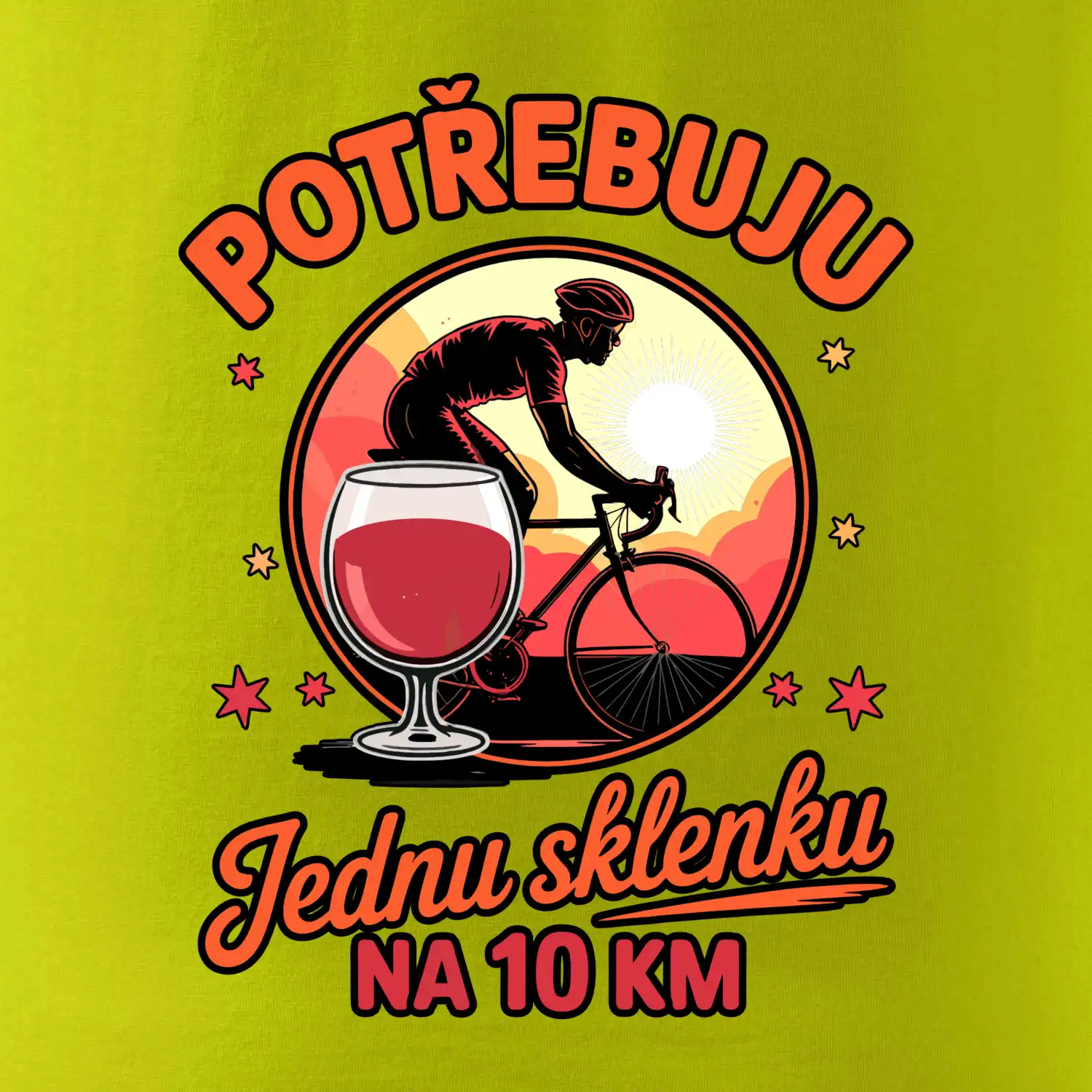 Potřebuju jednu sklenku na 10km