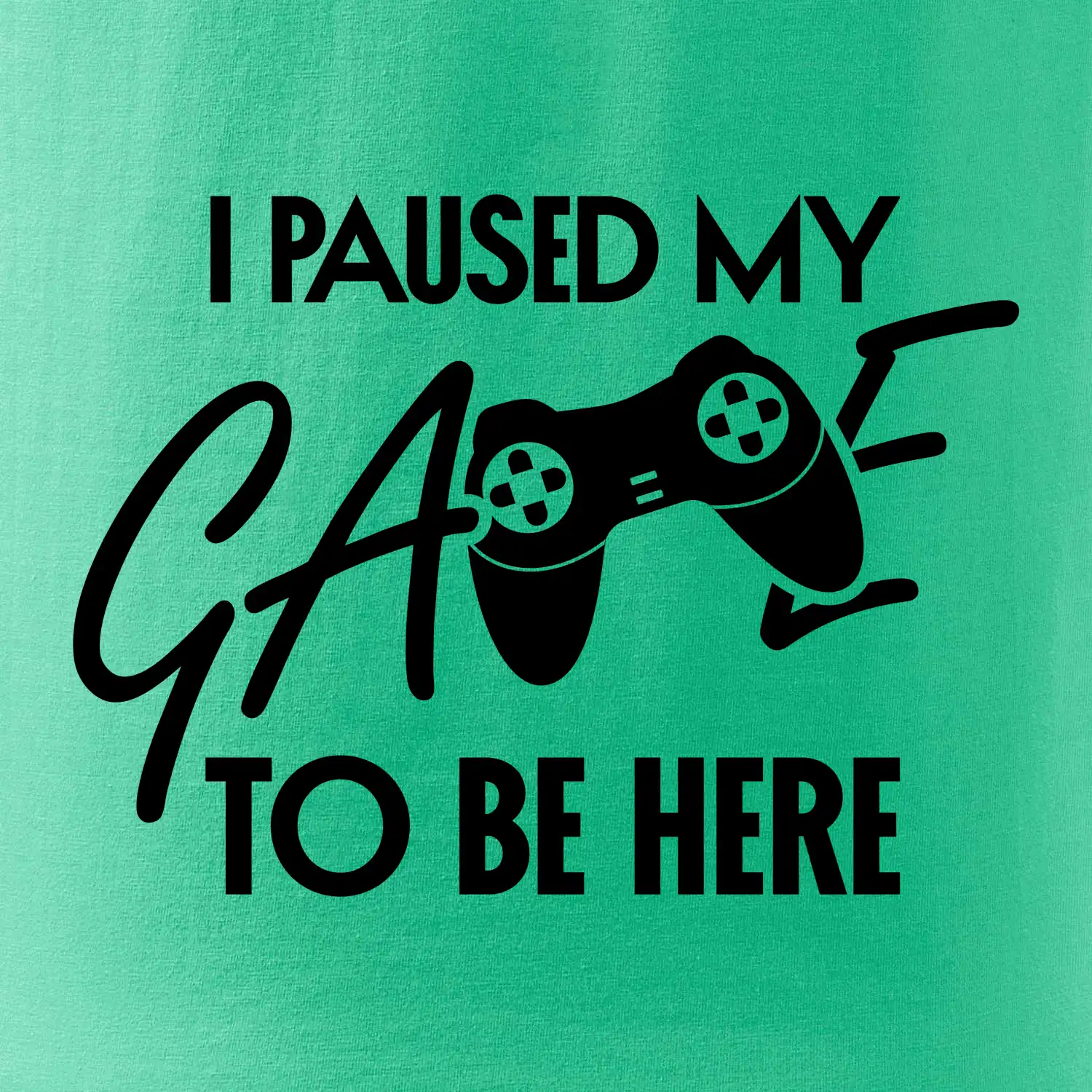 I paused my game to be here