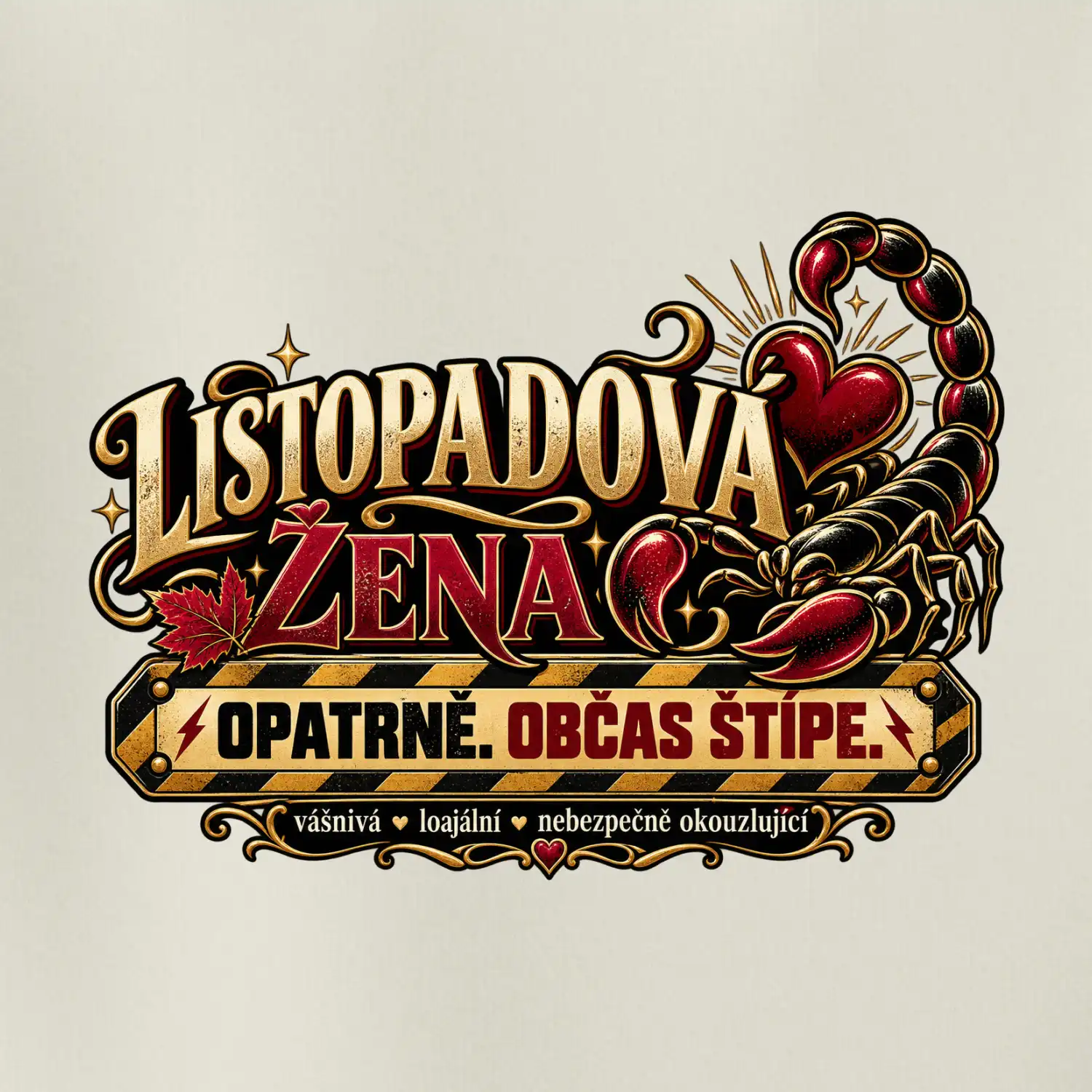 Listopadová žena pozor občas štípe