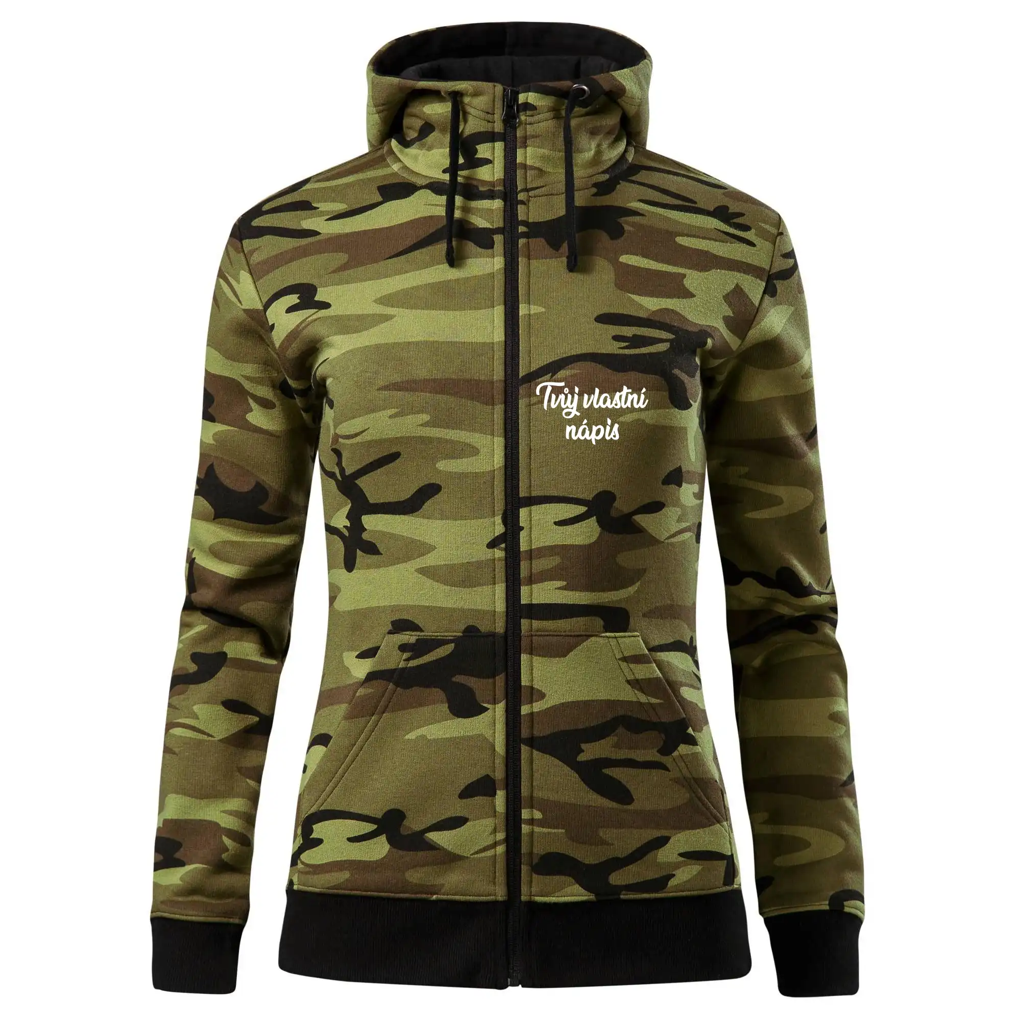 Tvuj vlastní nápis psací - na prsu