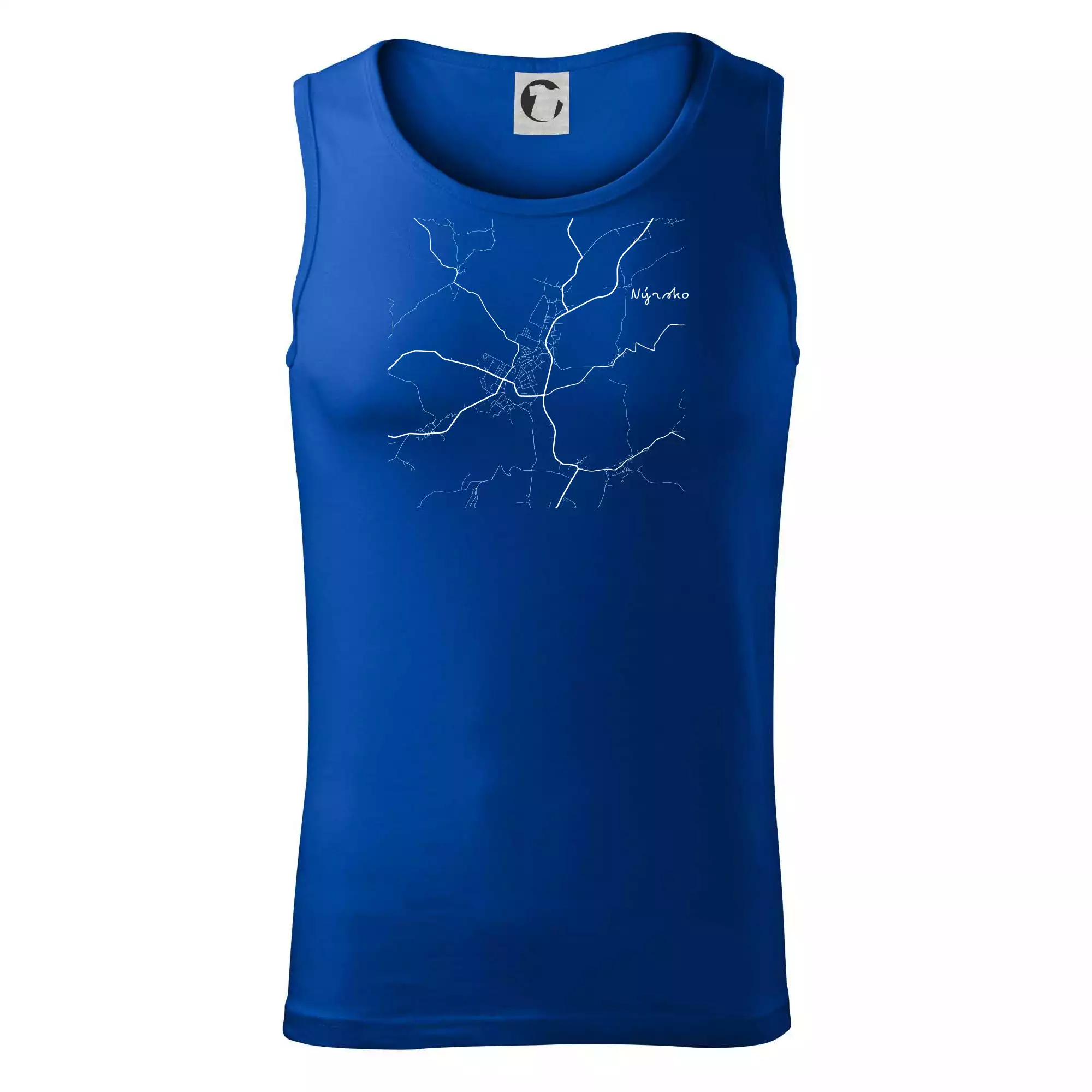 Černobílá mapa Nýrsko  340 22