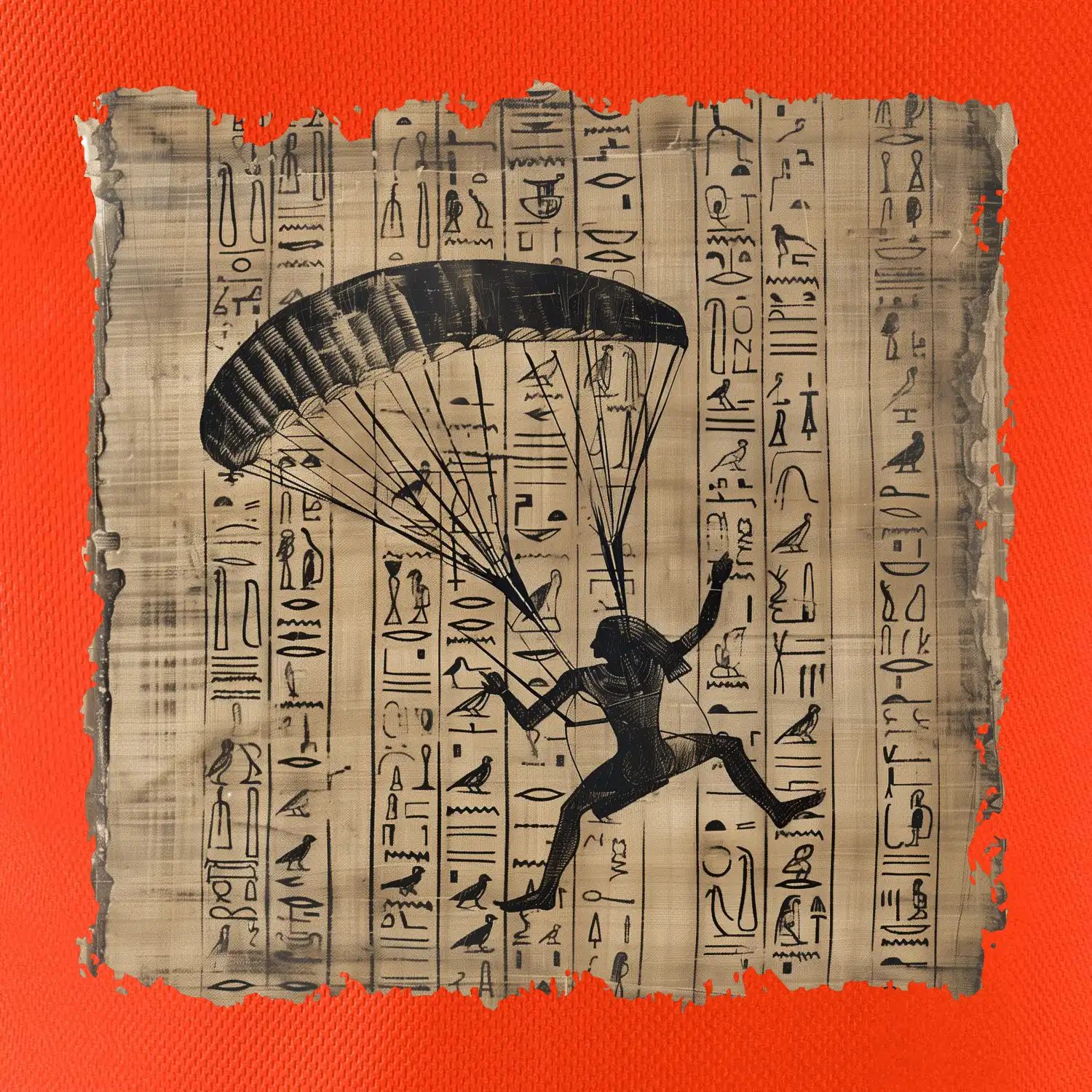 Egyptské hieroglyfy paraglide