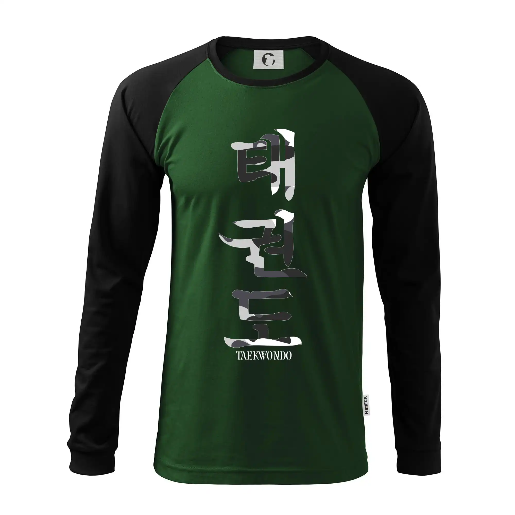 Taekwondo maskáčový nápis