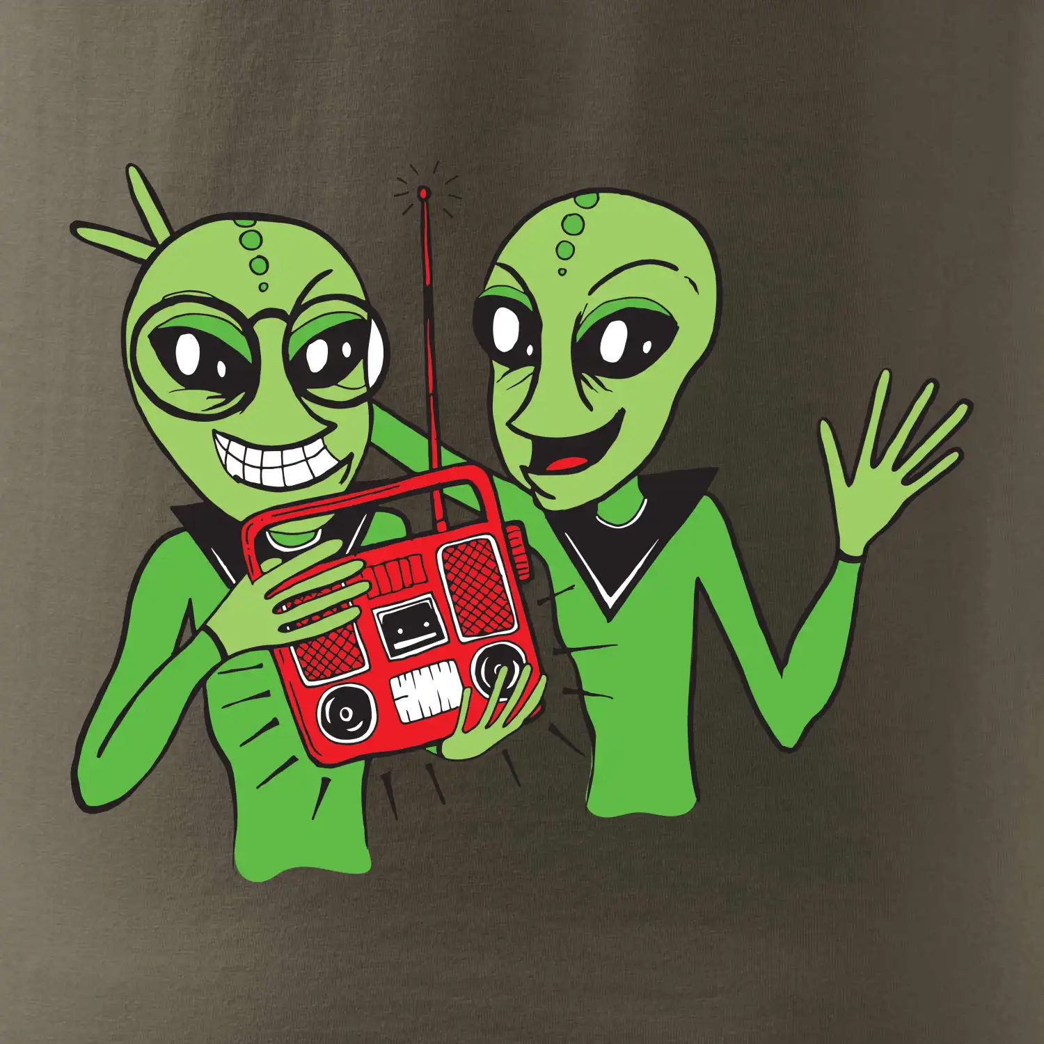 Ufo a rádio (Pecka design)