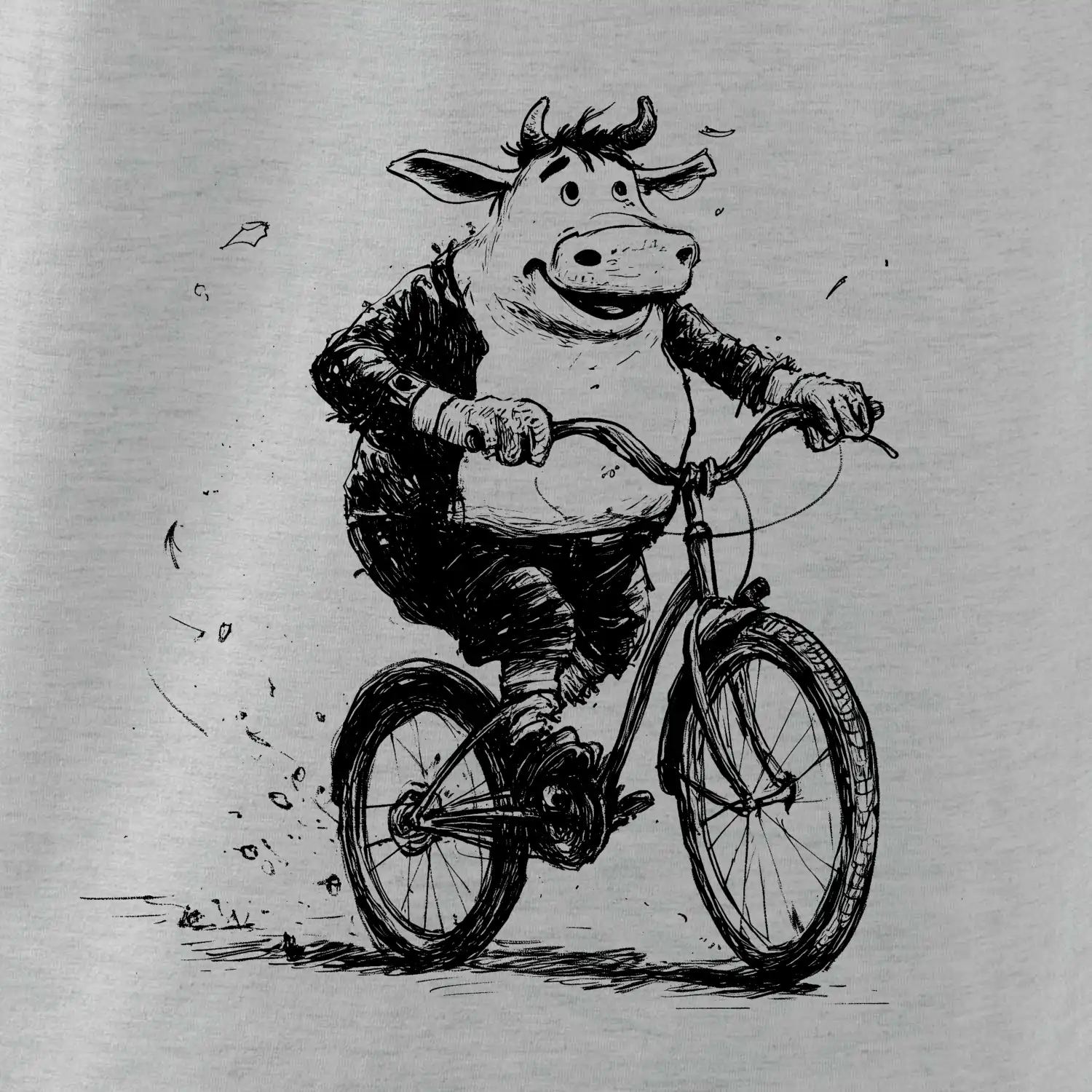 Tlustá kráva na kole