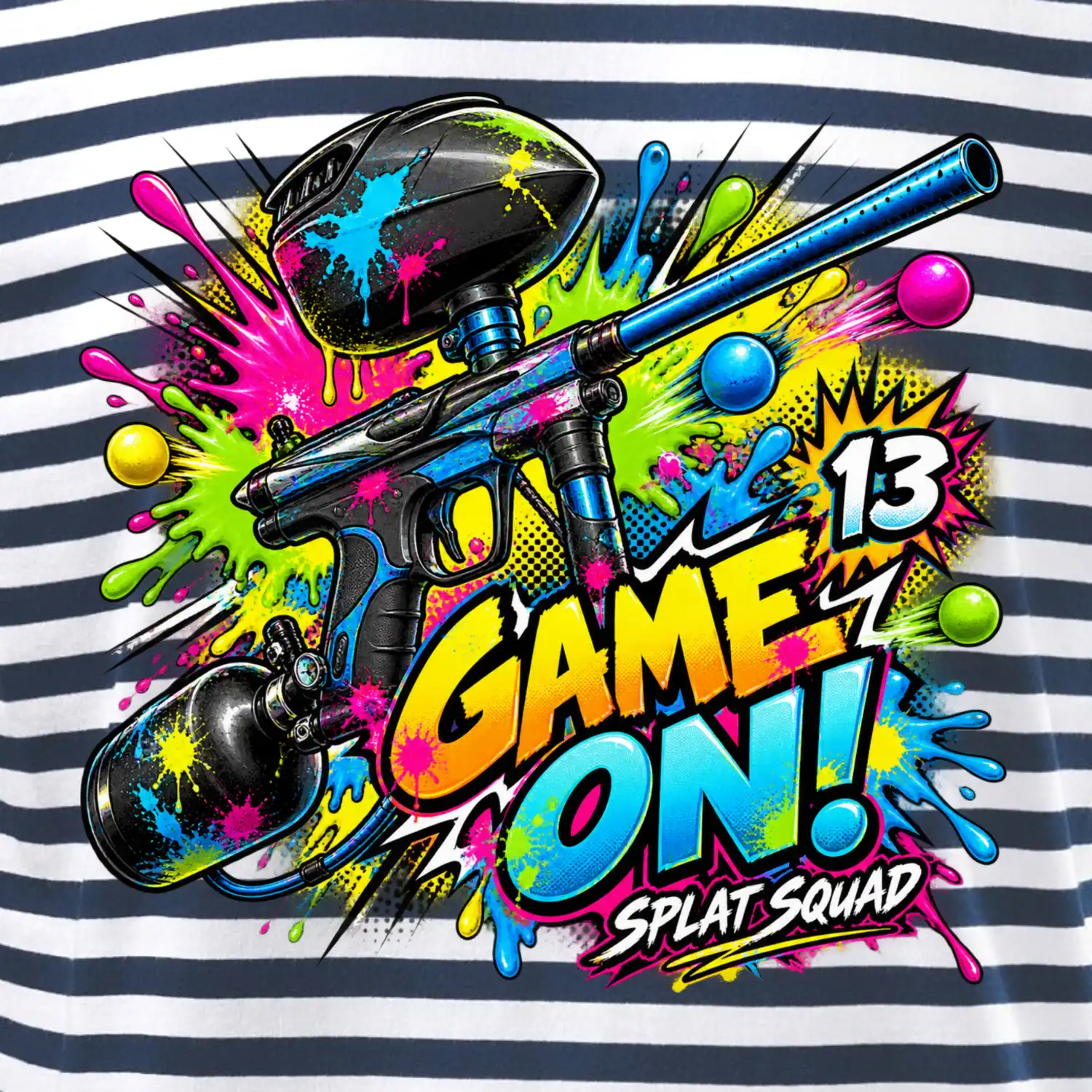 Barevná exploze game on paintball