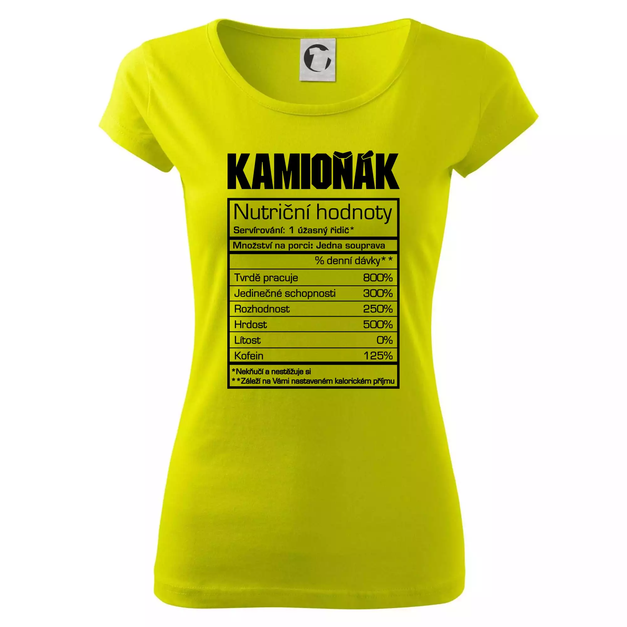 Nutriční hodnoty - Kamioňák