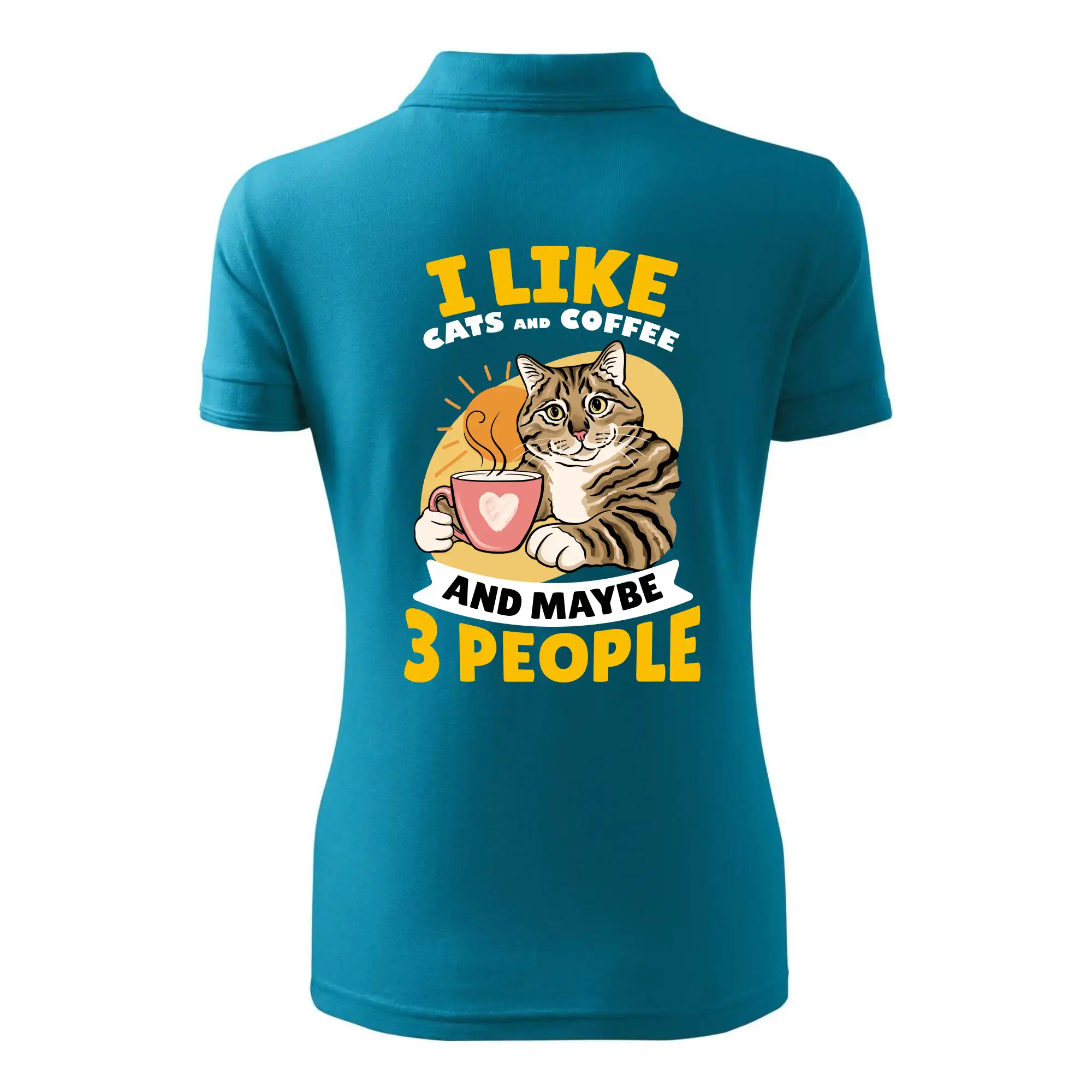 I like cats and coffee and maybe 3 people