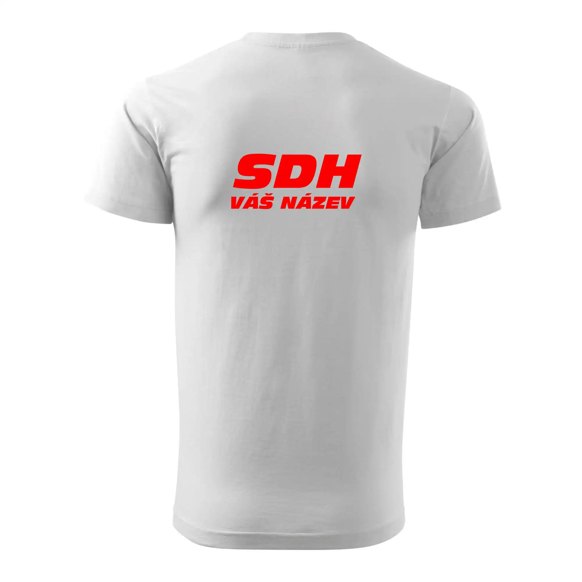 Hasičský sport SDH + váš název ČERVENÁ