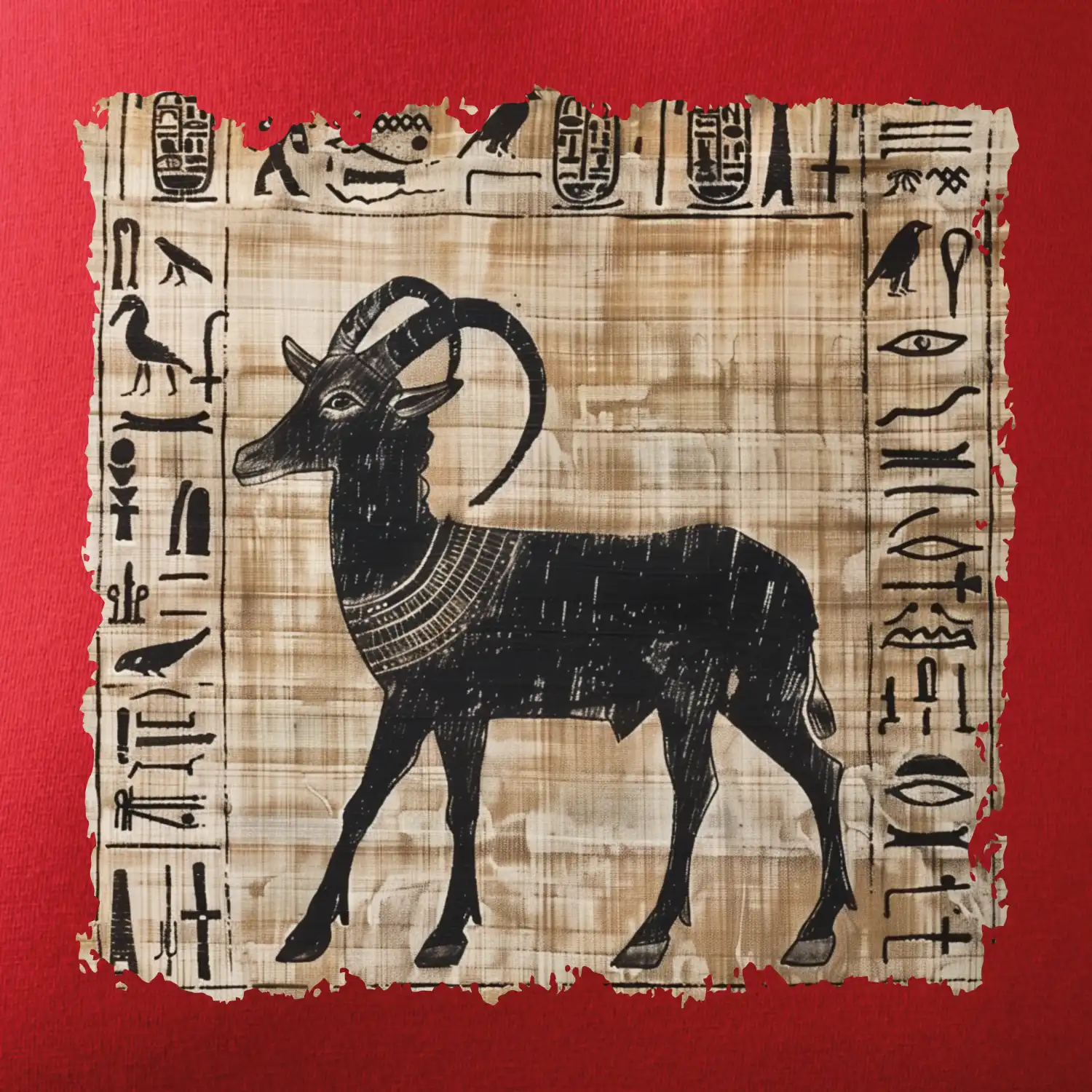 Egyptské hieroglyfy koza