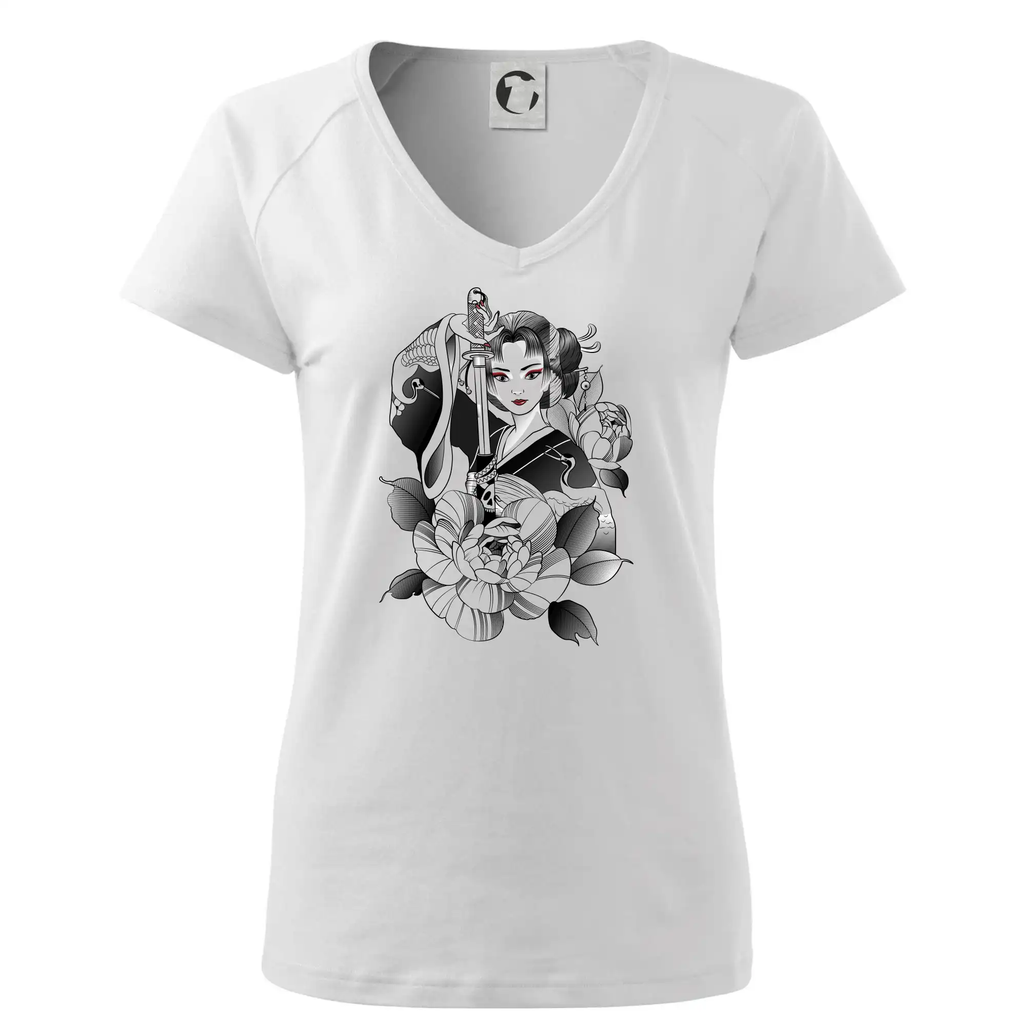 Japonsko - žena s mečem