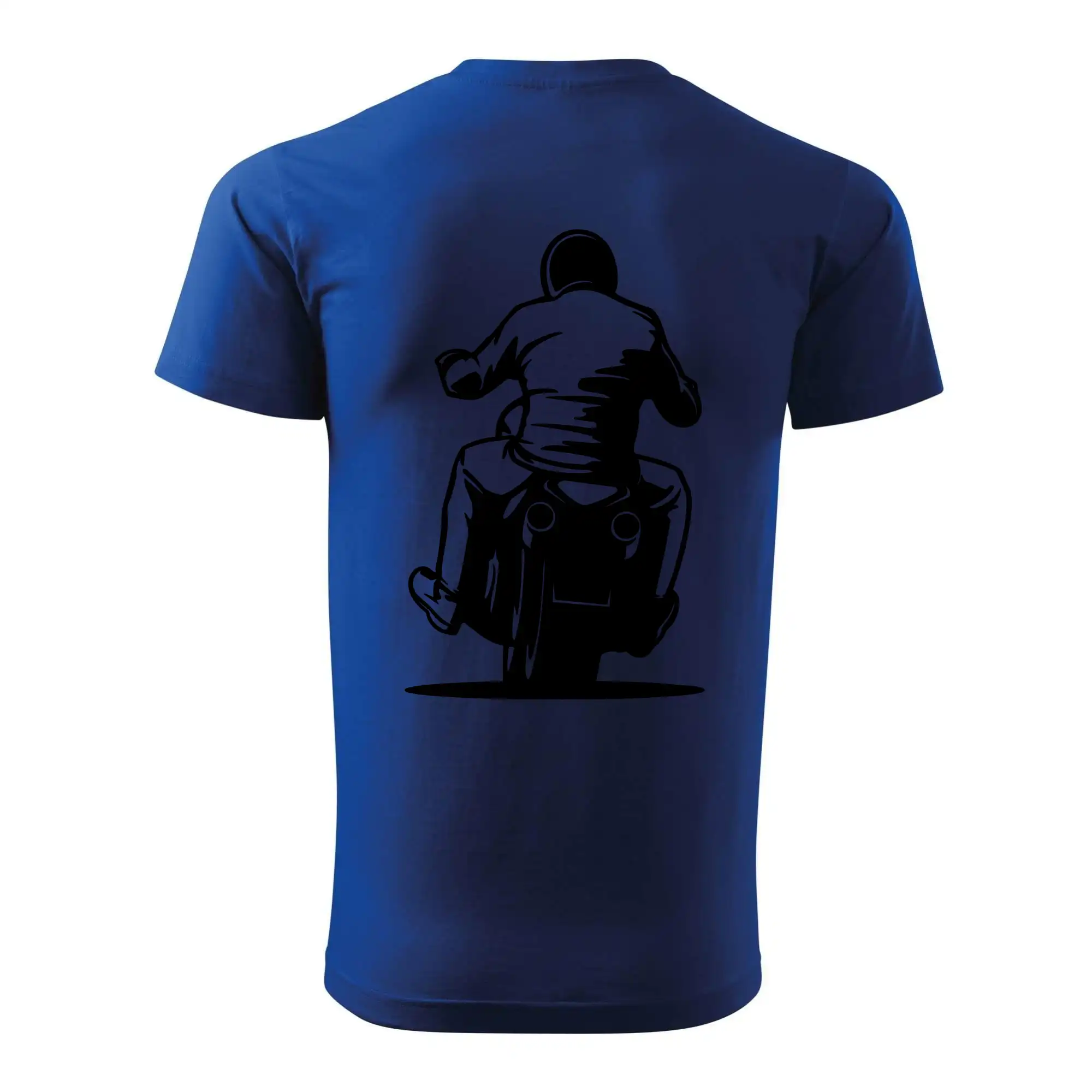 Motorkář na zádech - chopper