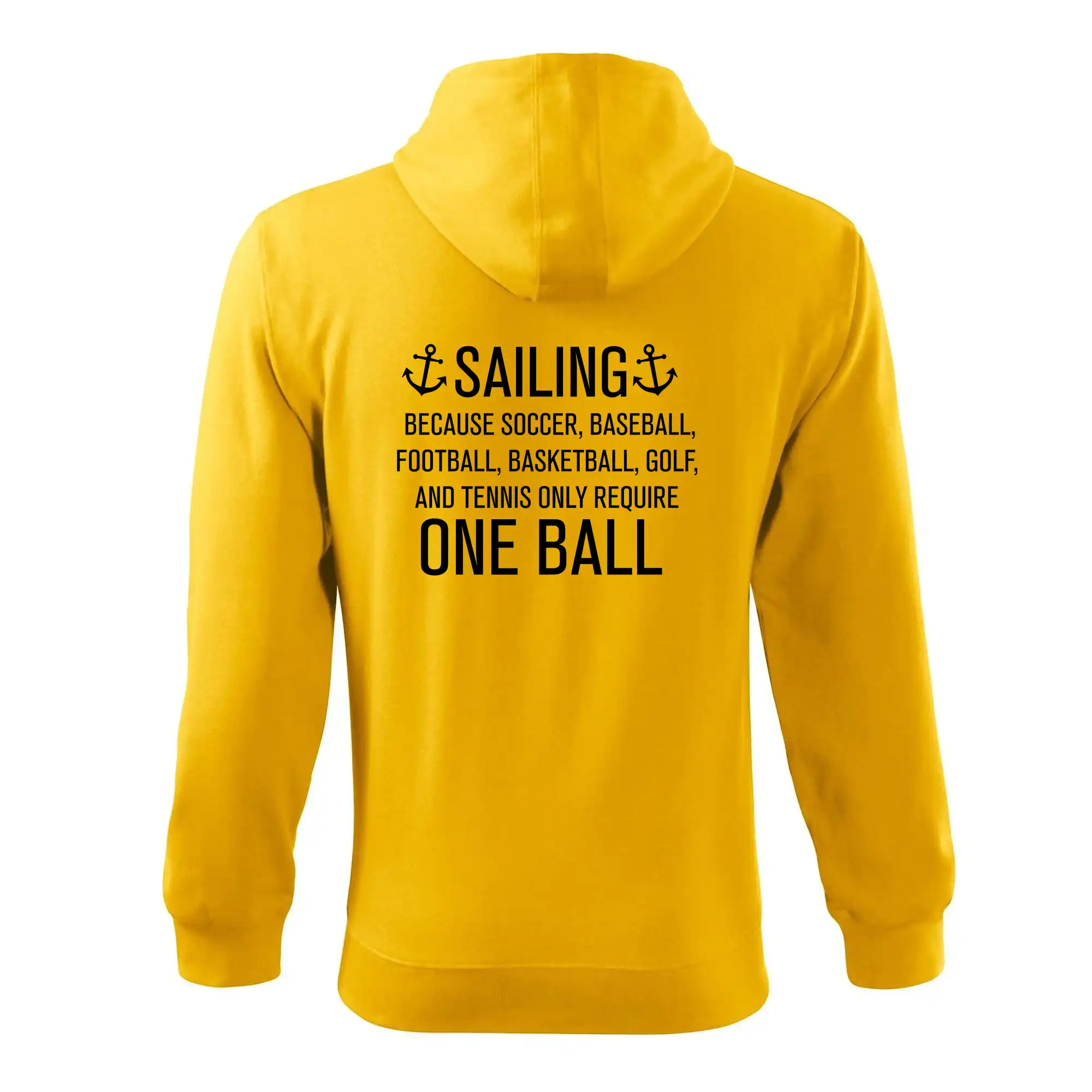 Sailing beacause one ball
