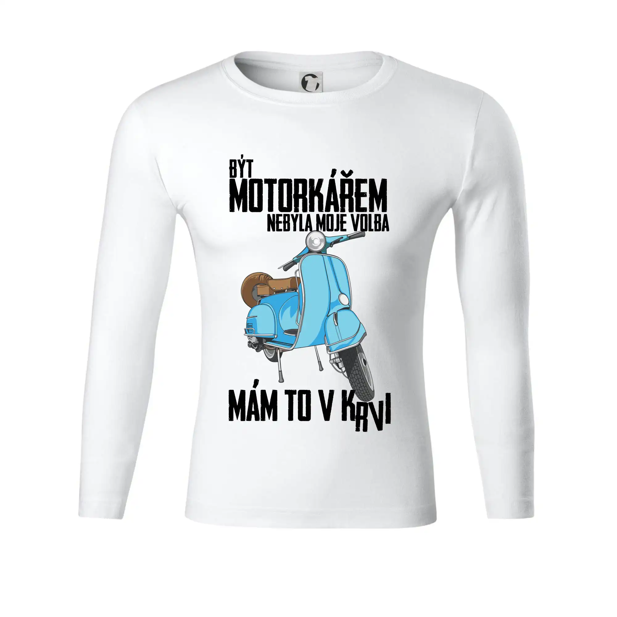 Být motorkářem nebyla moje volba skútr