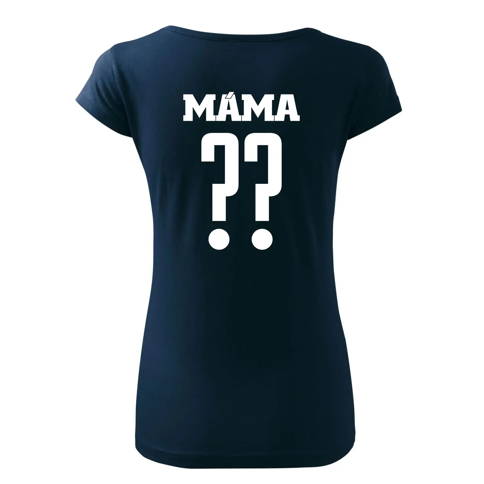 Máma - dres se jménem a číslem