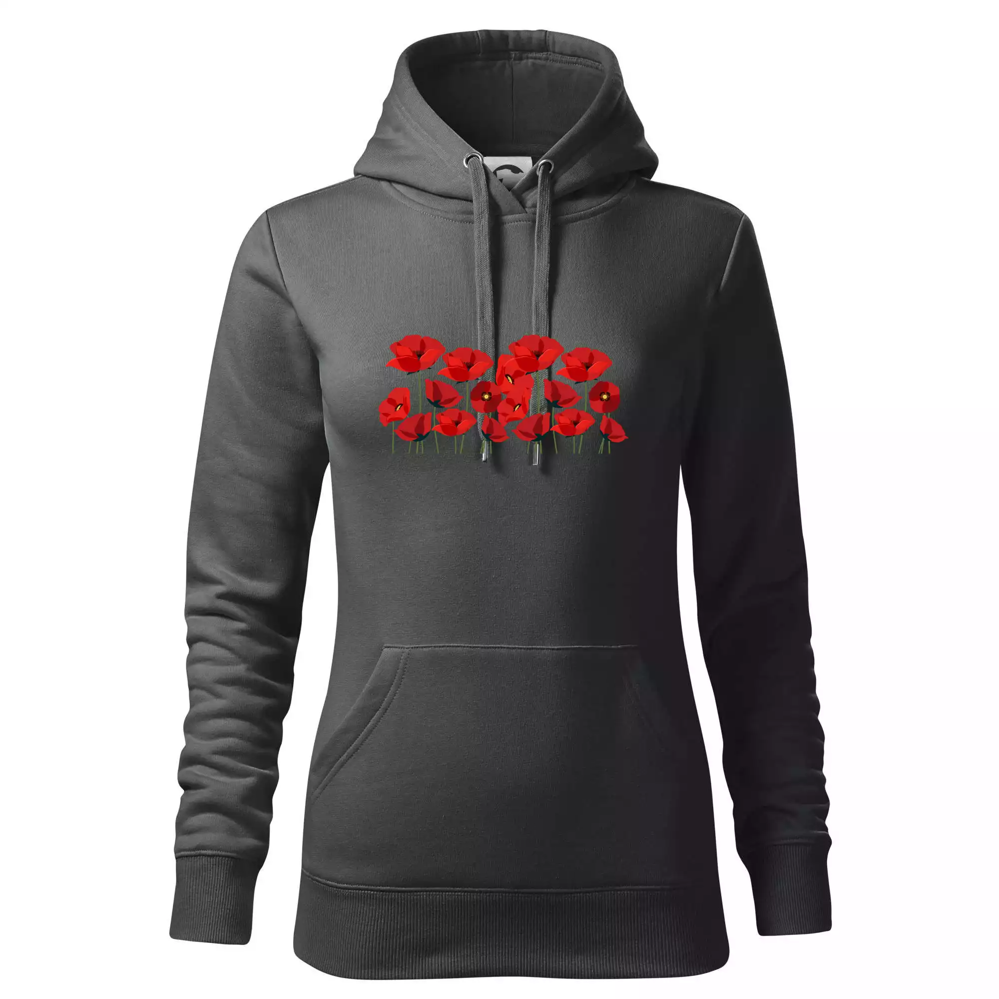 Vlčí mák v řadě