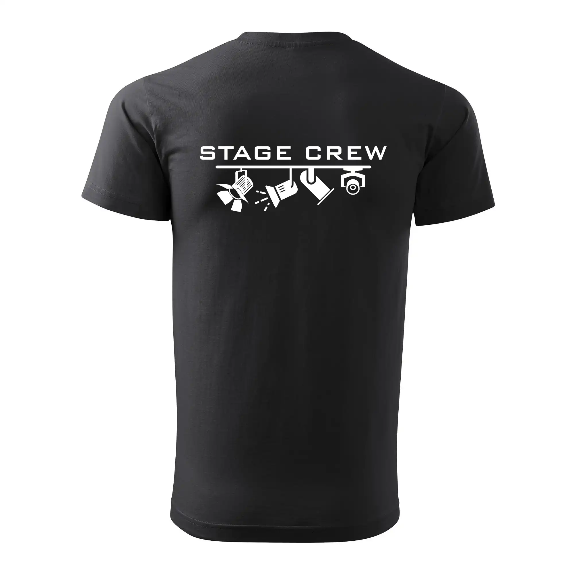 Jméno a nápis na zádech - stage crew