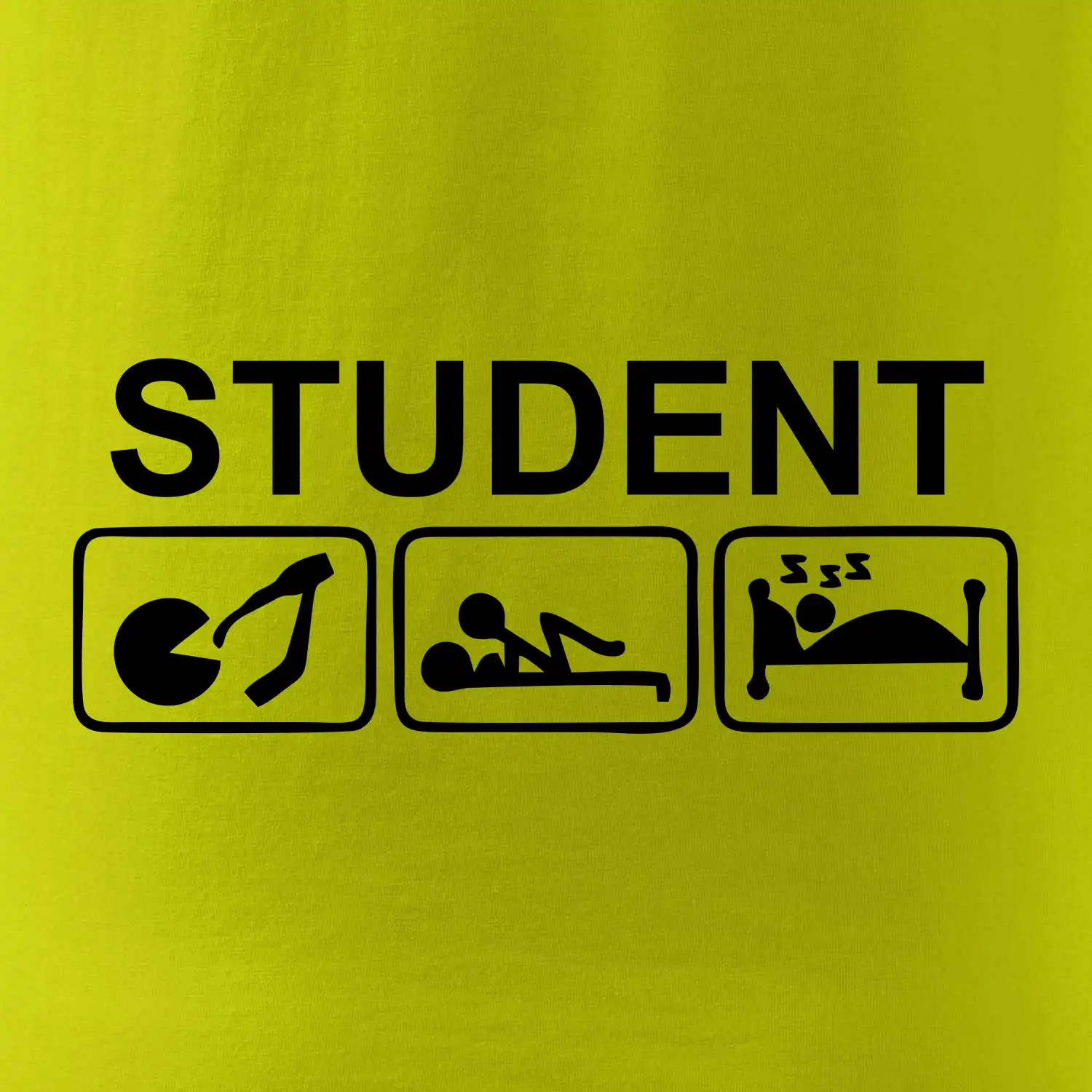 Pít užívat spát - student