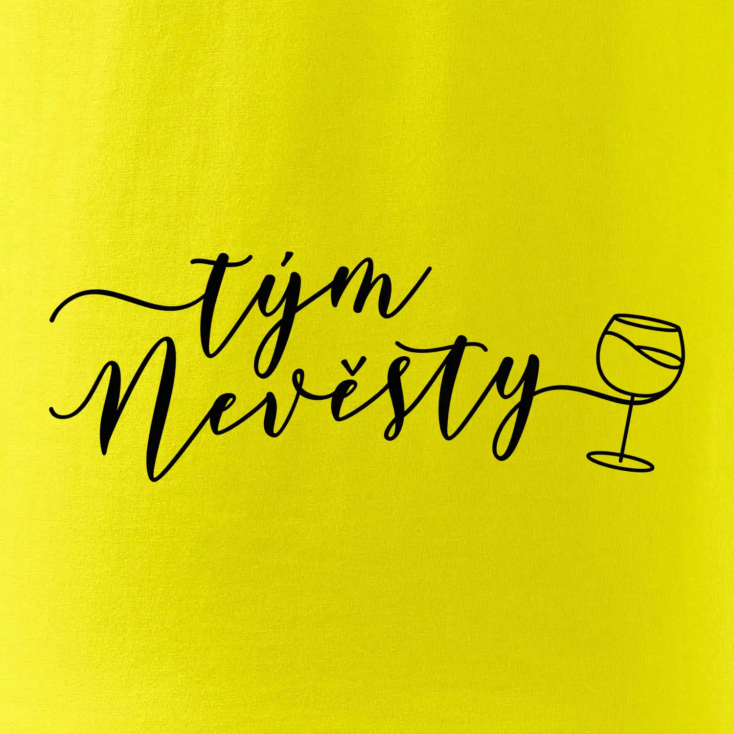 Tým nevěsty červené víno