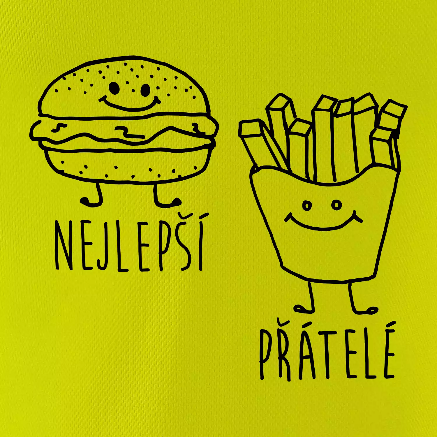Nejlepší přátelé - Hamburger a hranolky