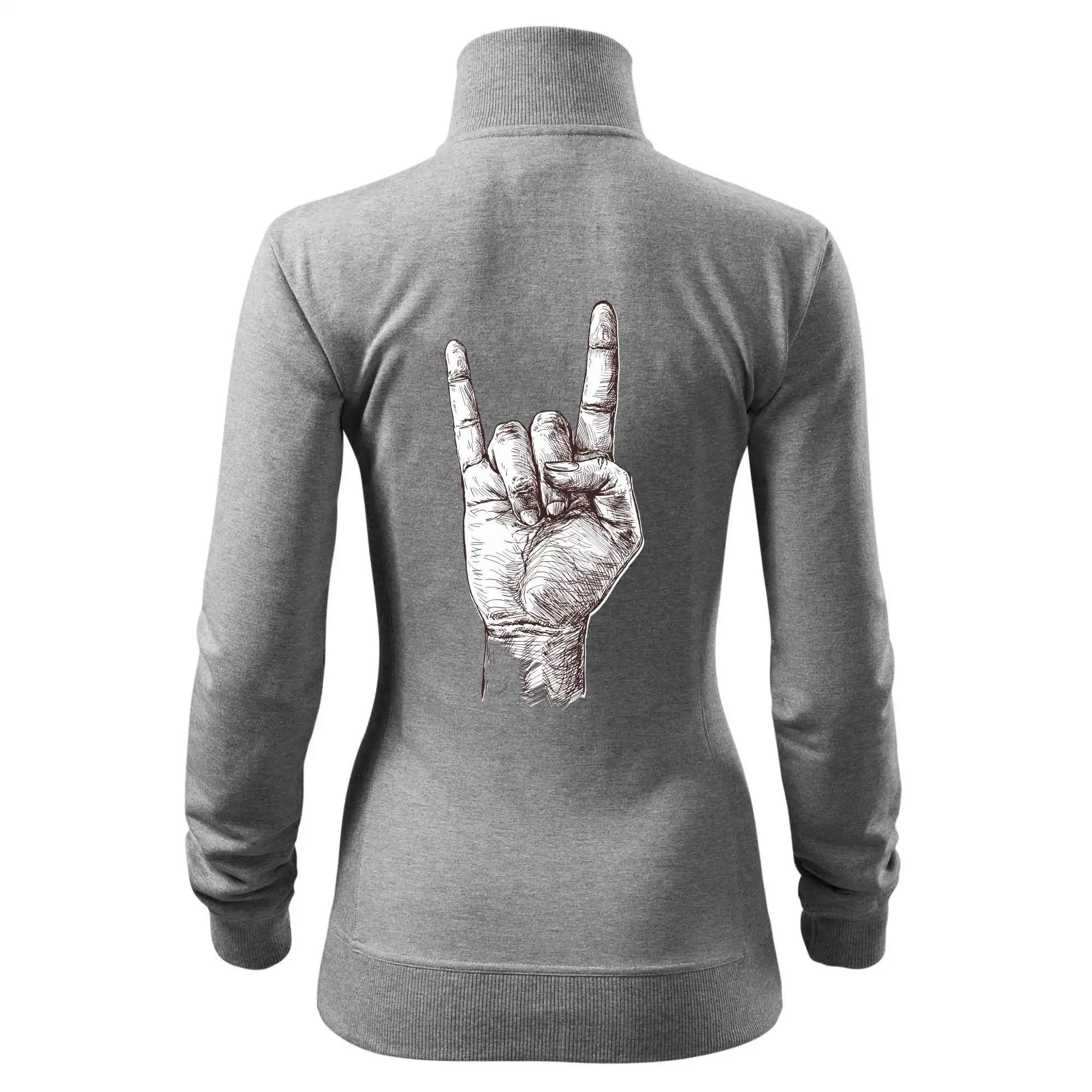 Rocková ruka kreslená