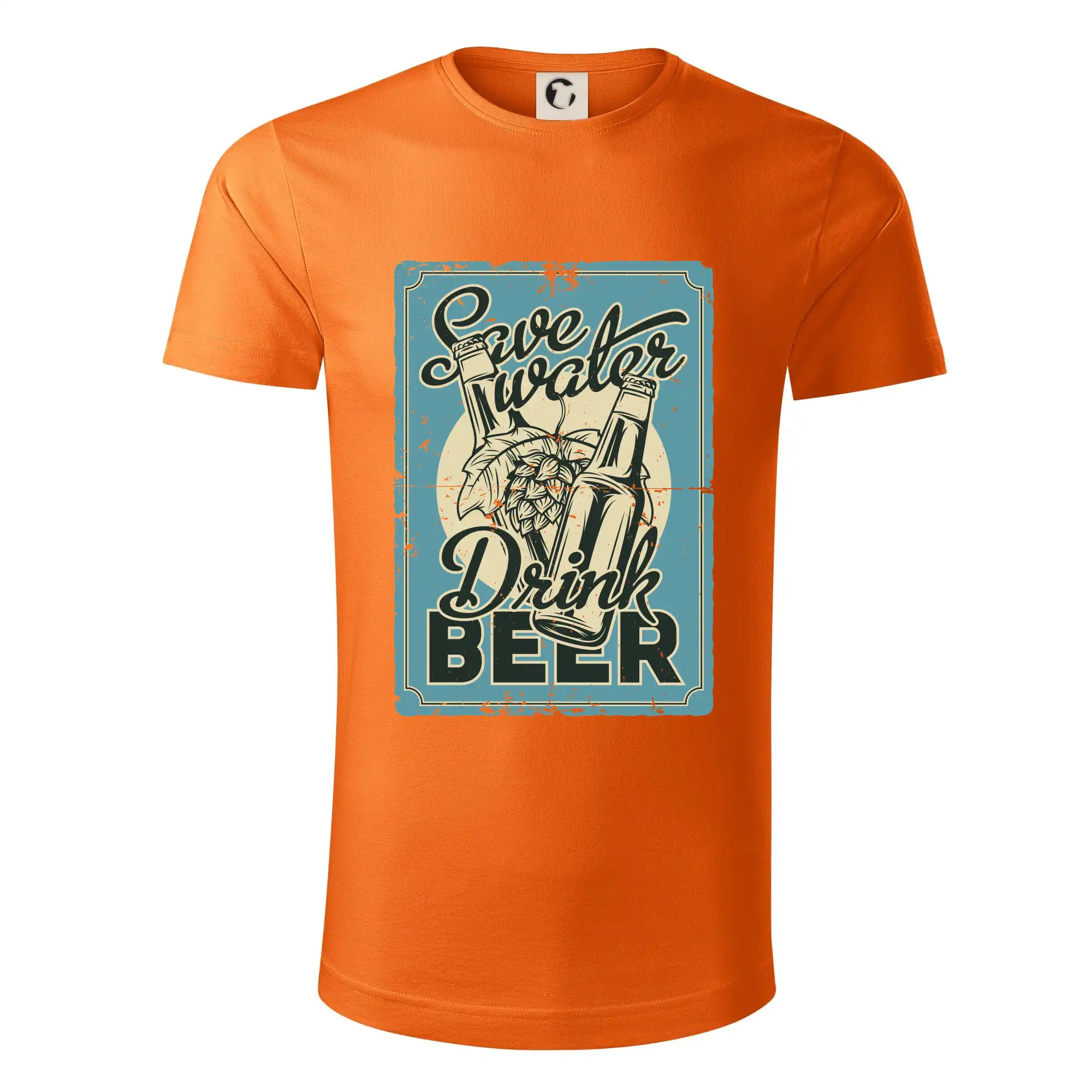 Save water drink beer poster