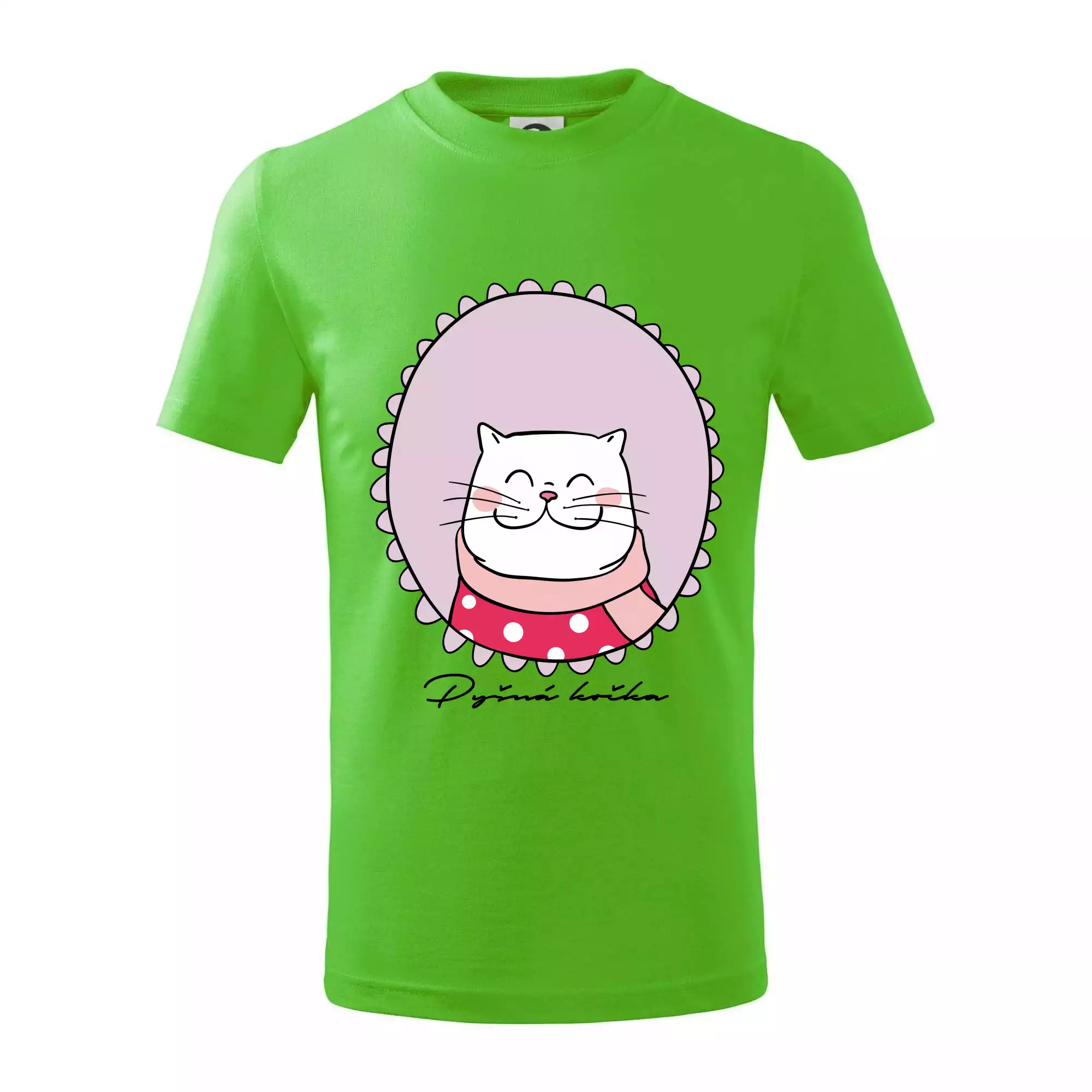 Pyšná kočka fialová