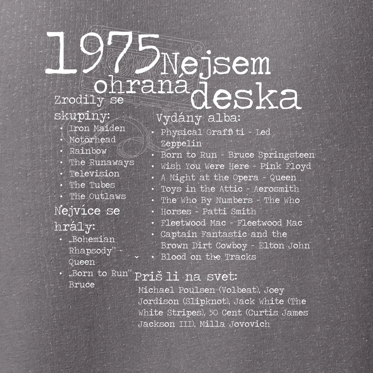 Nejsem ohraná deska 1975