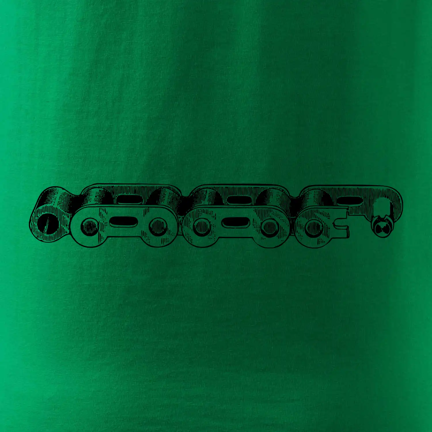 Cyklistický řetěz nákres