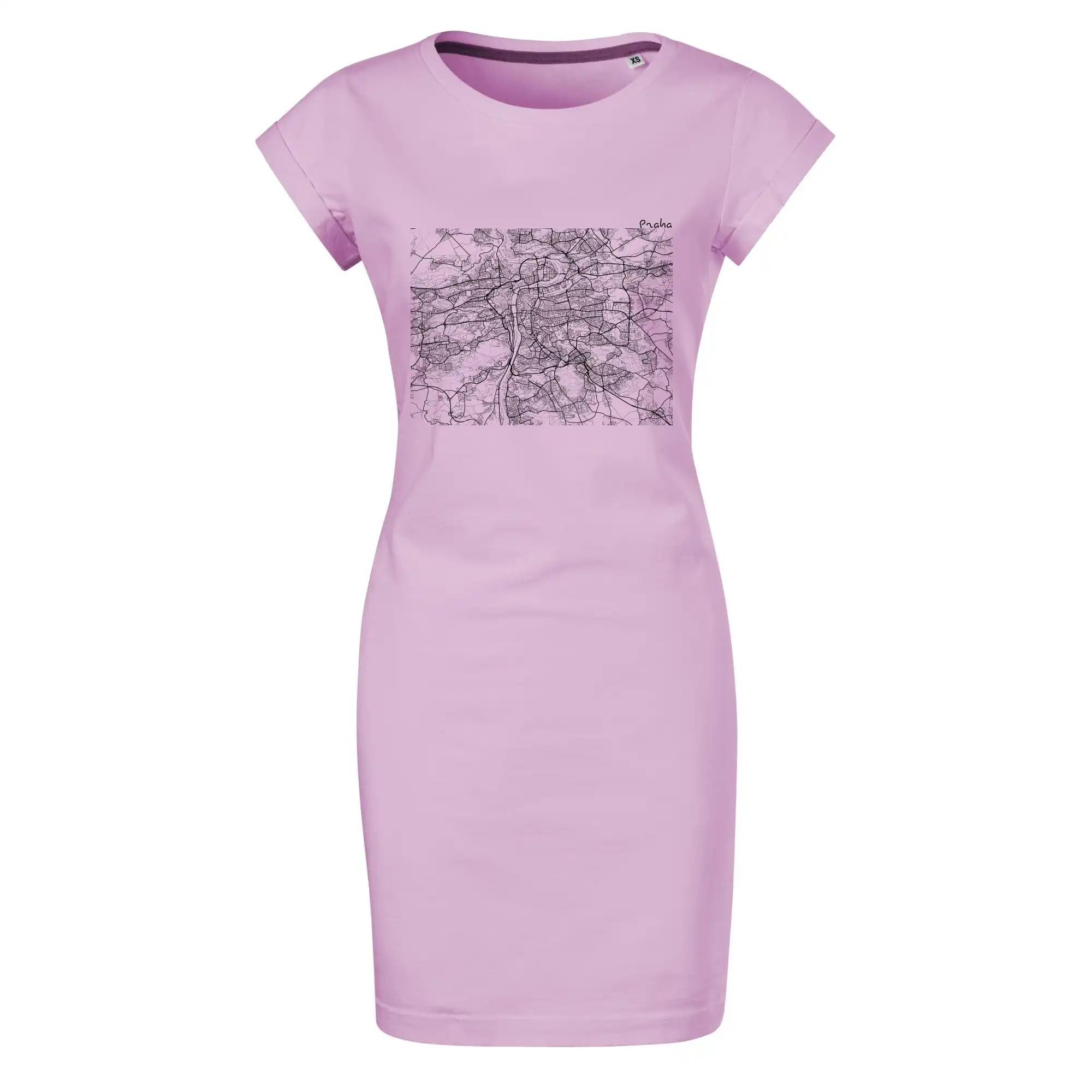 Mapy měst černobílé Praha