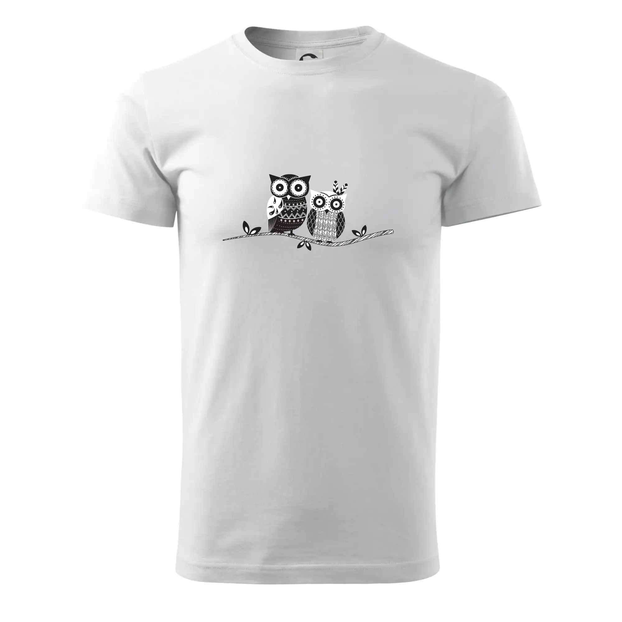 Dvě sovy abstraktní