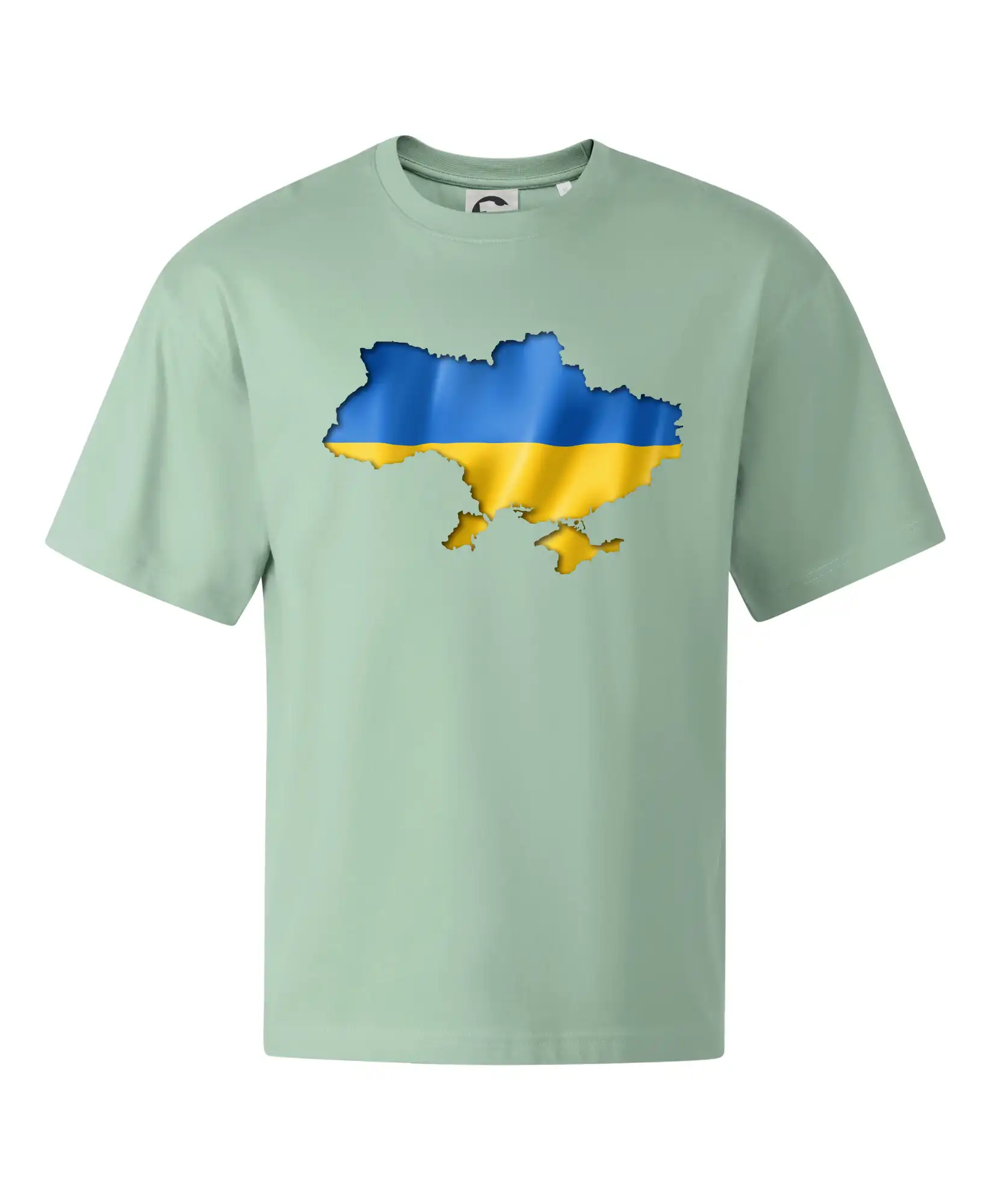 Ukrajina vlajka mapa