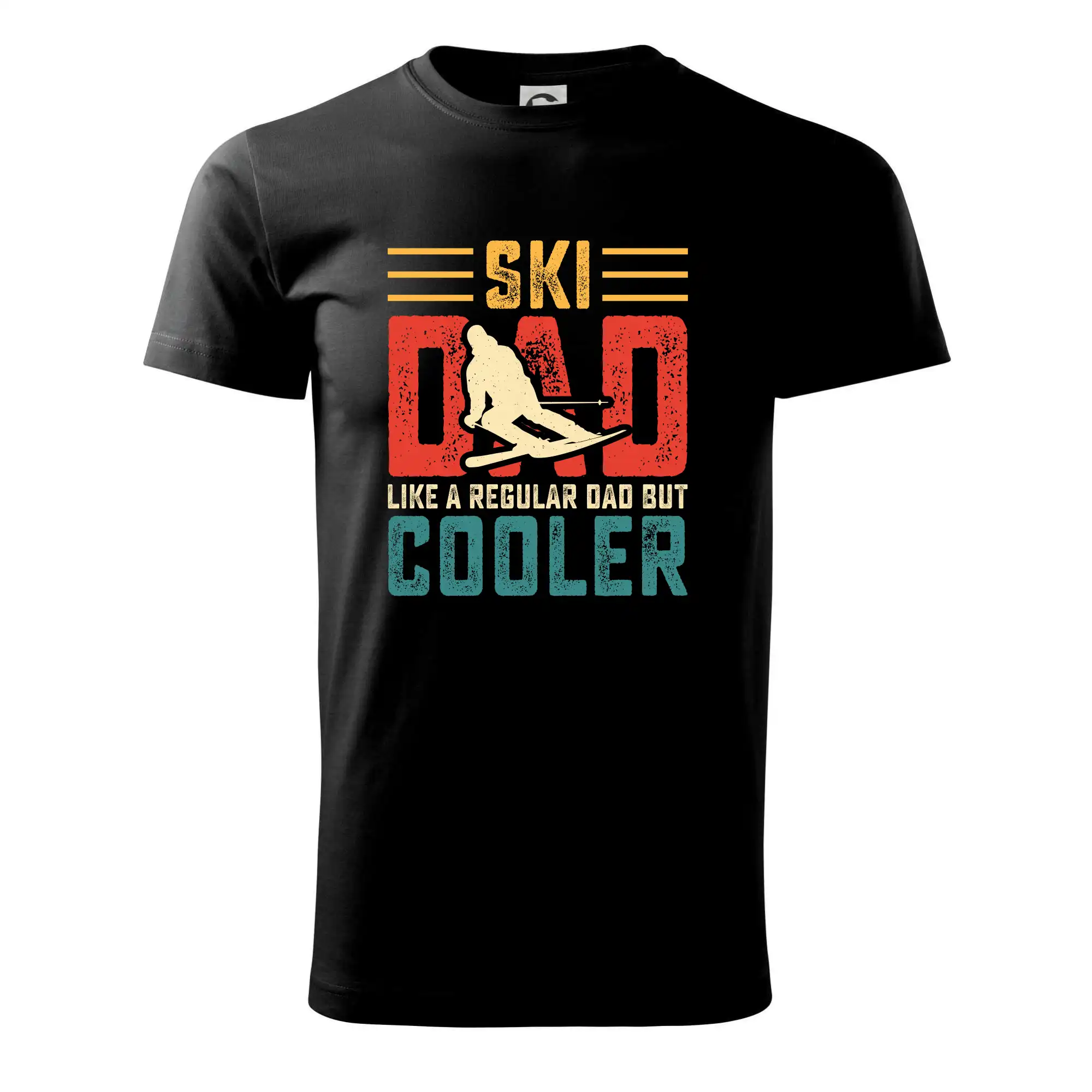 Ski dad like a regular dad but cooler