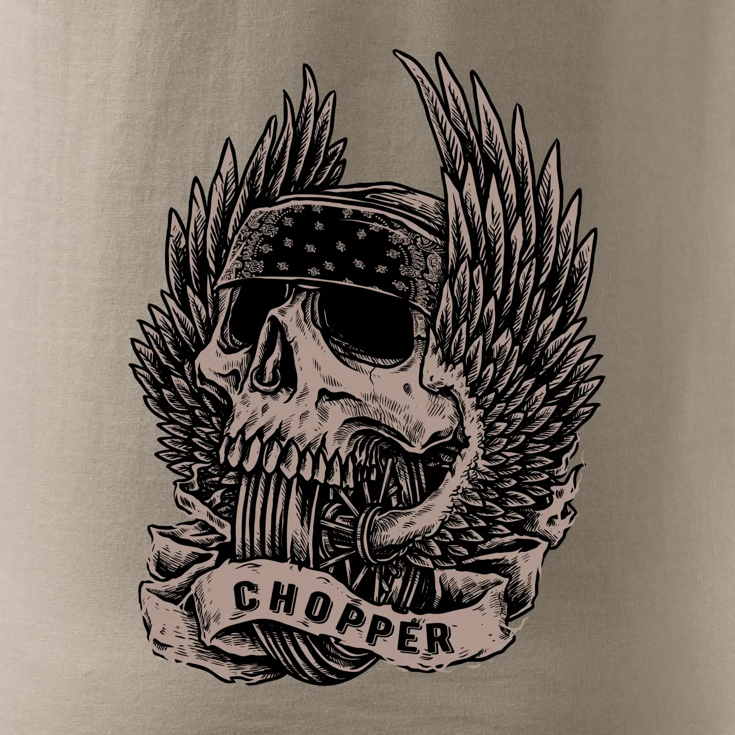 Chopper kolo křídla