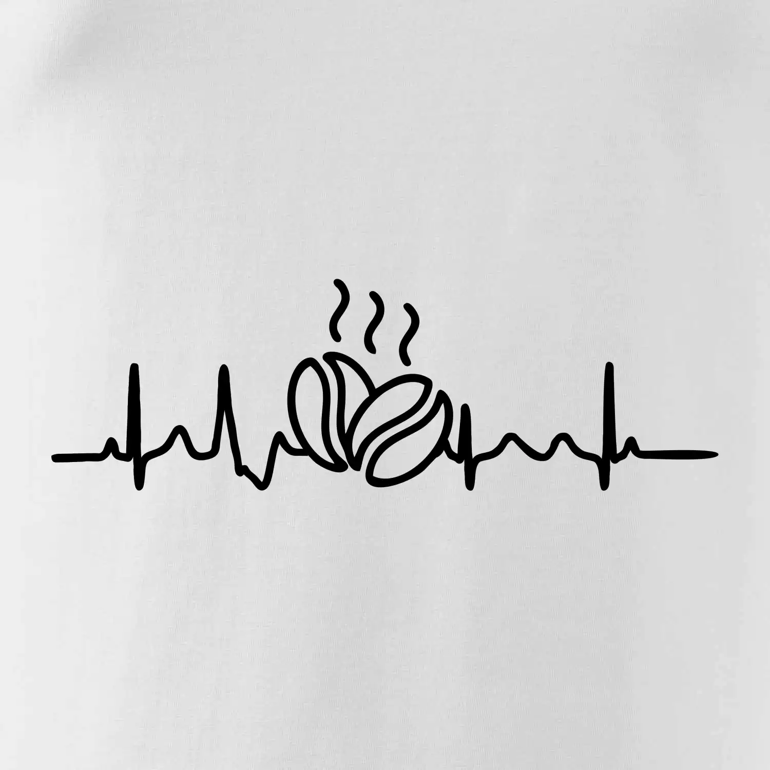 EKG zrna kávy