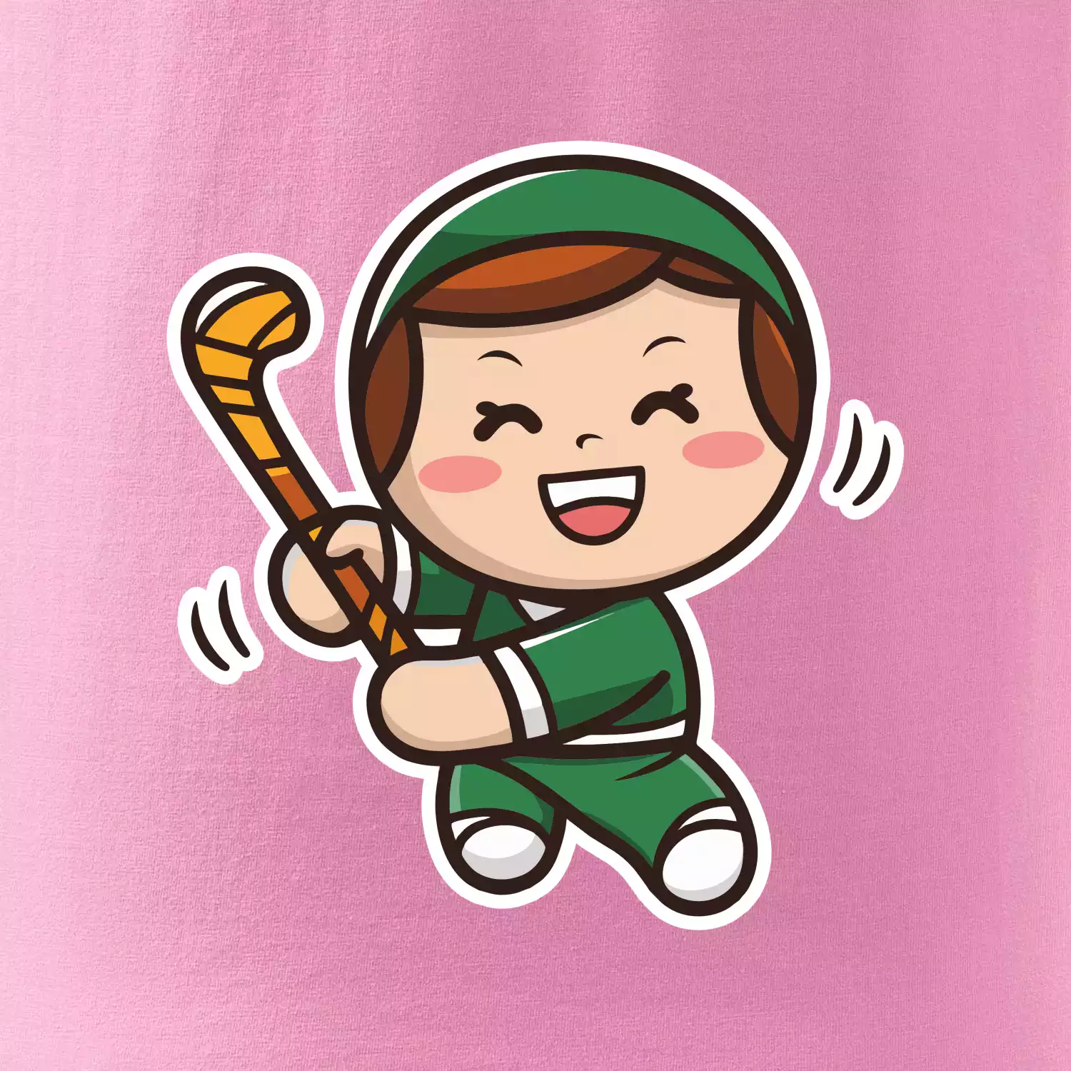 Ikona pozemní hokej holka