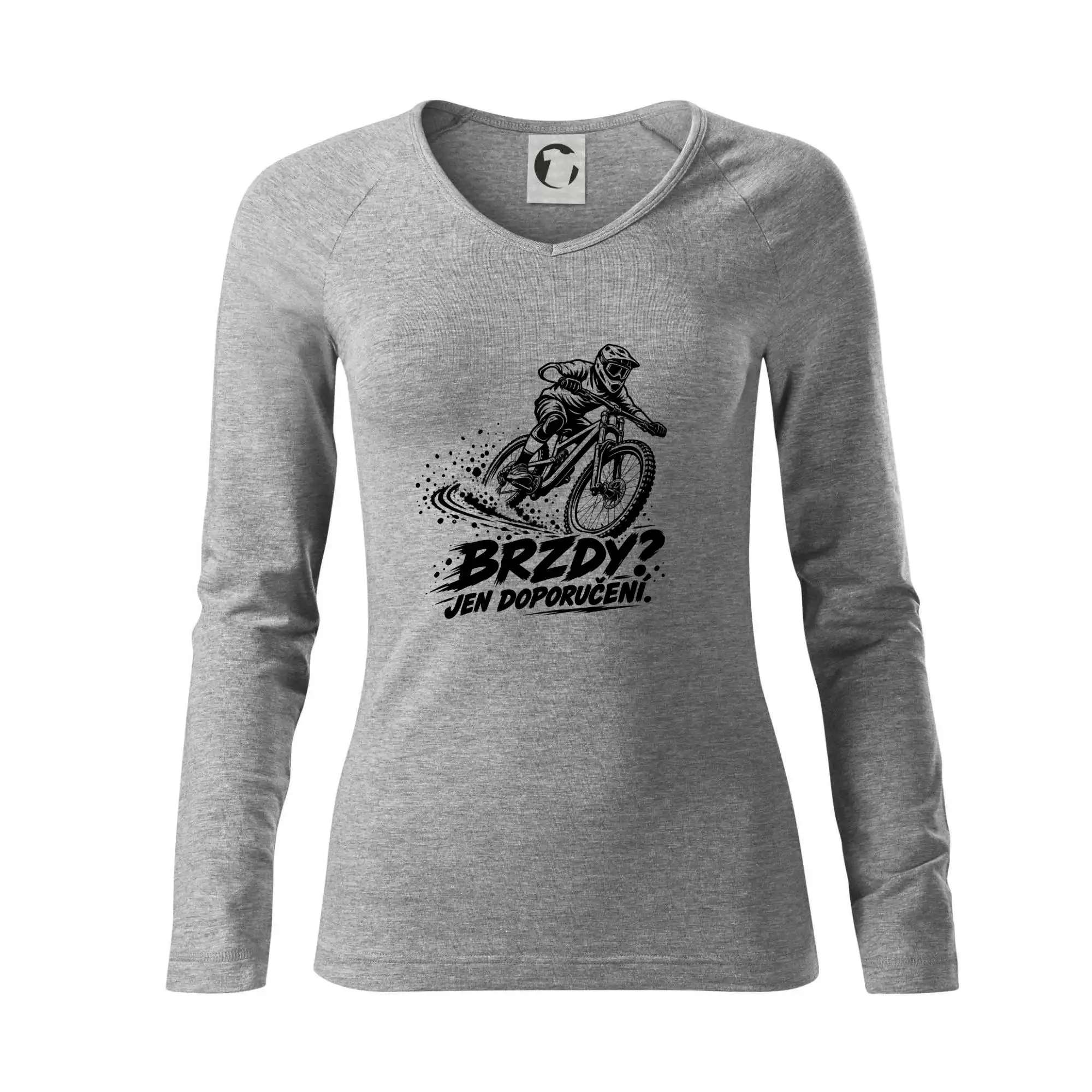 Brzdy jen doporučení - biker v zatáčce
