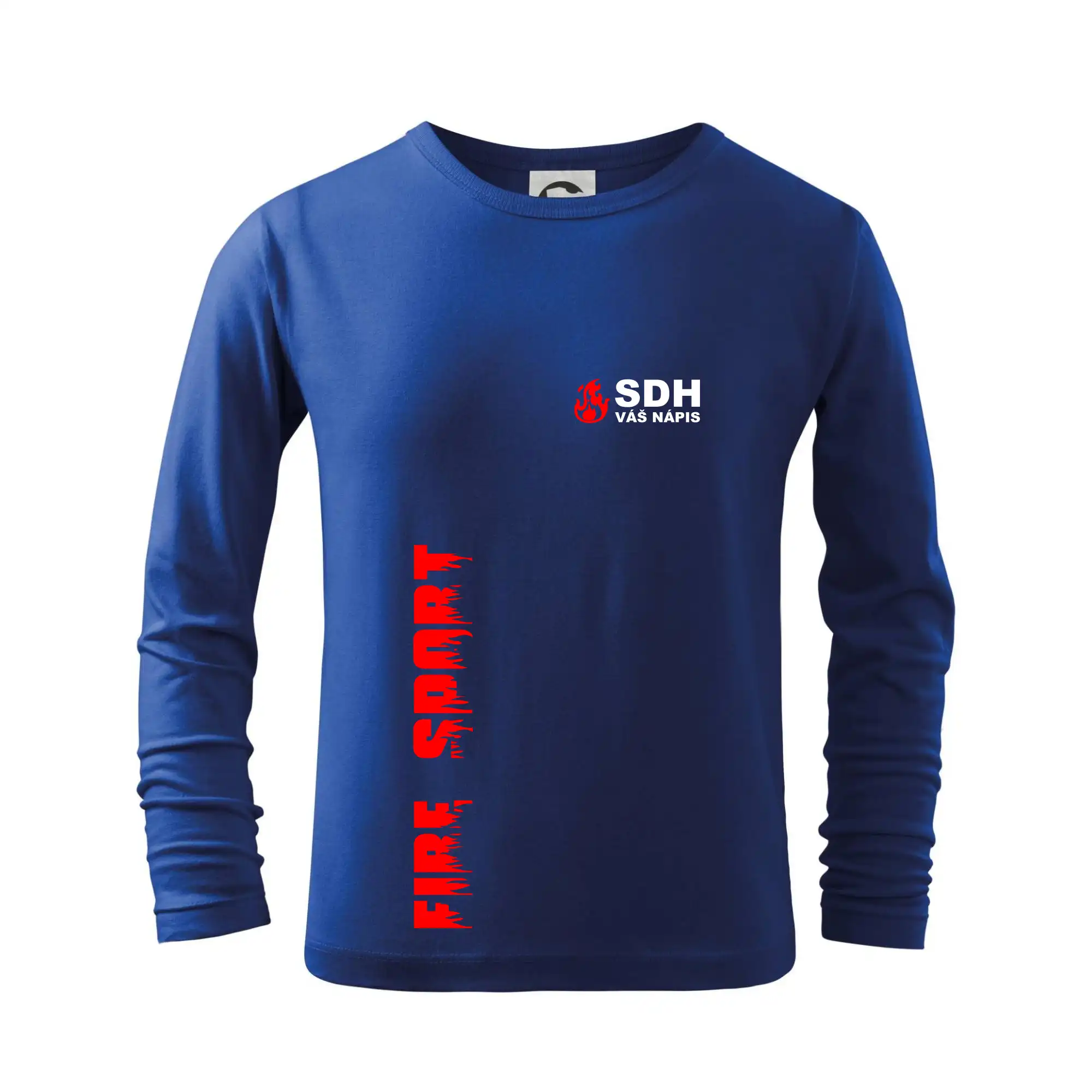 SDH nápis (oheň, firesport, název sboru - vlastní nápis)